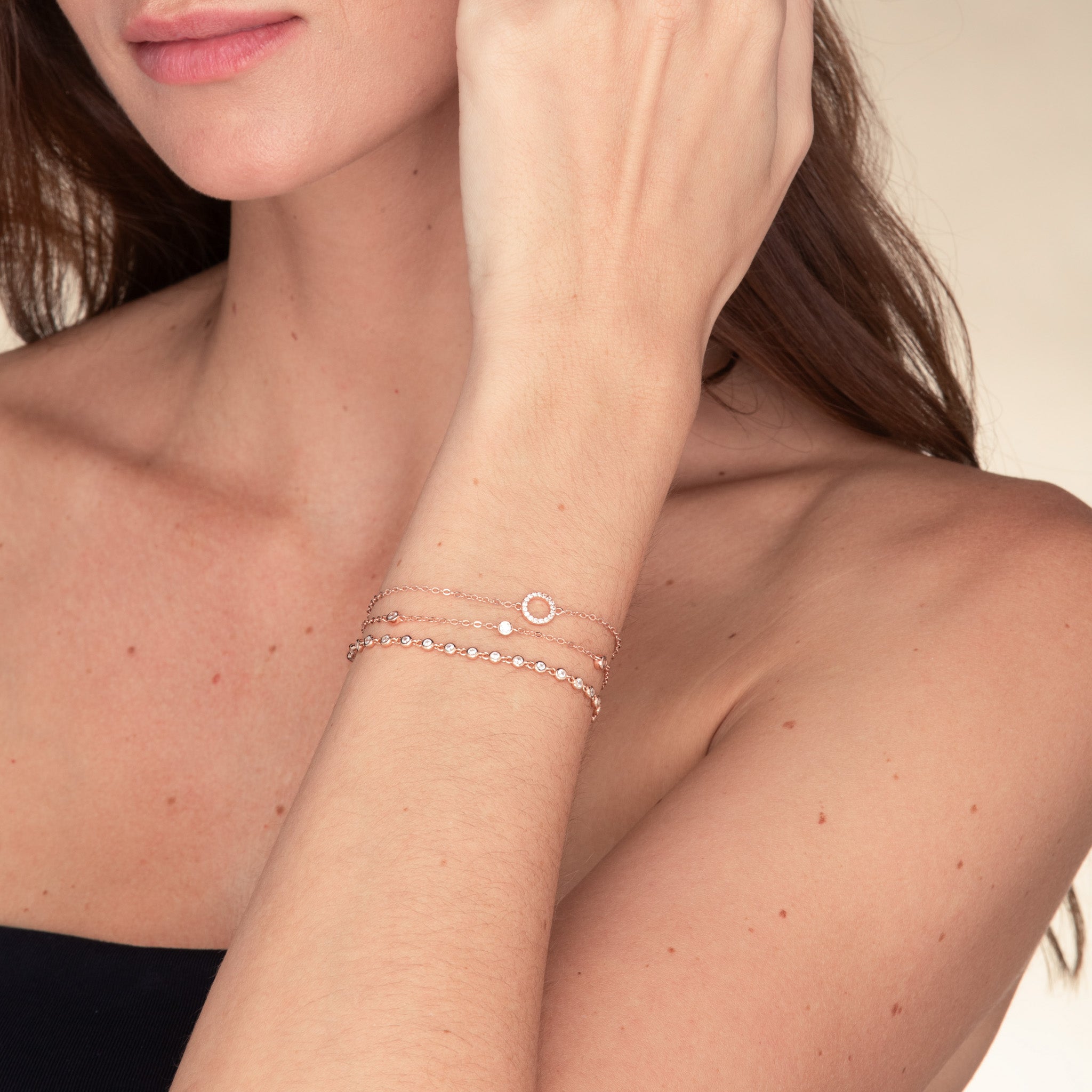 Sapphire Station Chain Bracelet - Camile & Stone