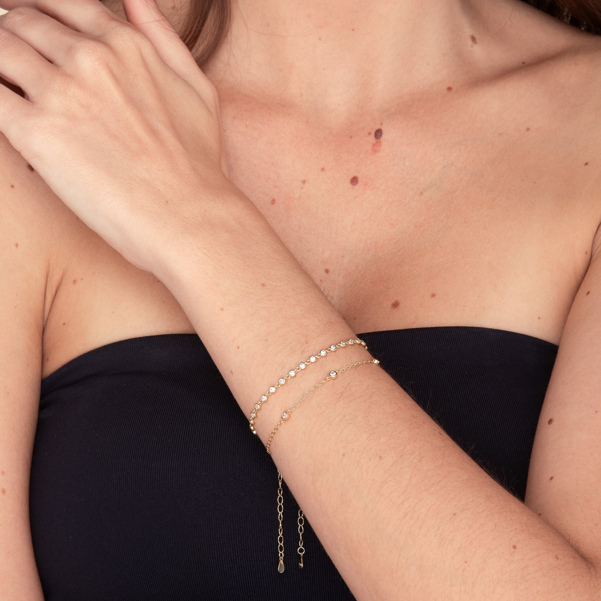 Sapphire Station Chain Bracelet - Camile & Stone