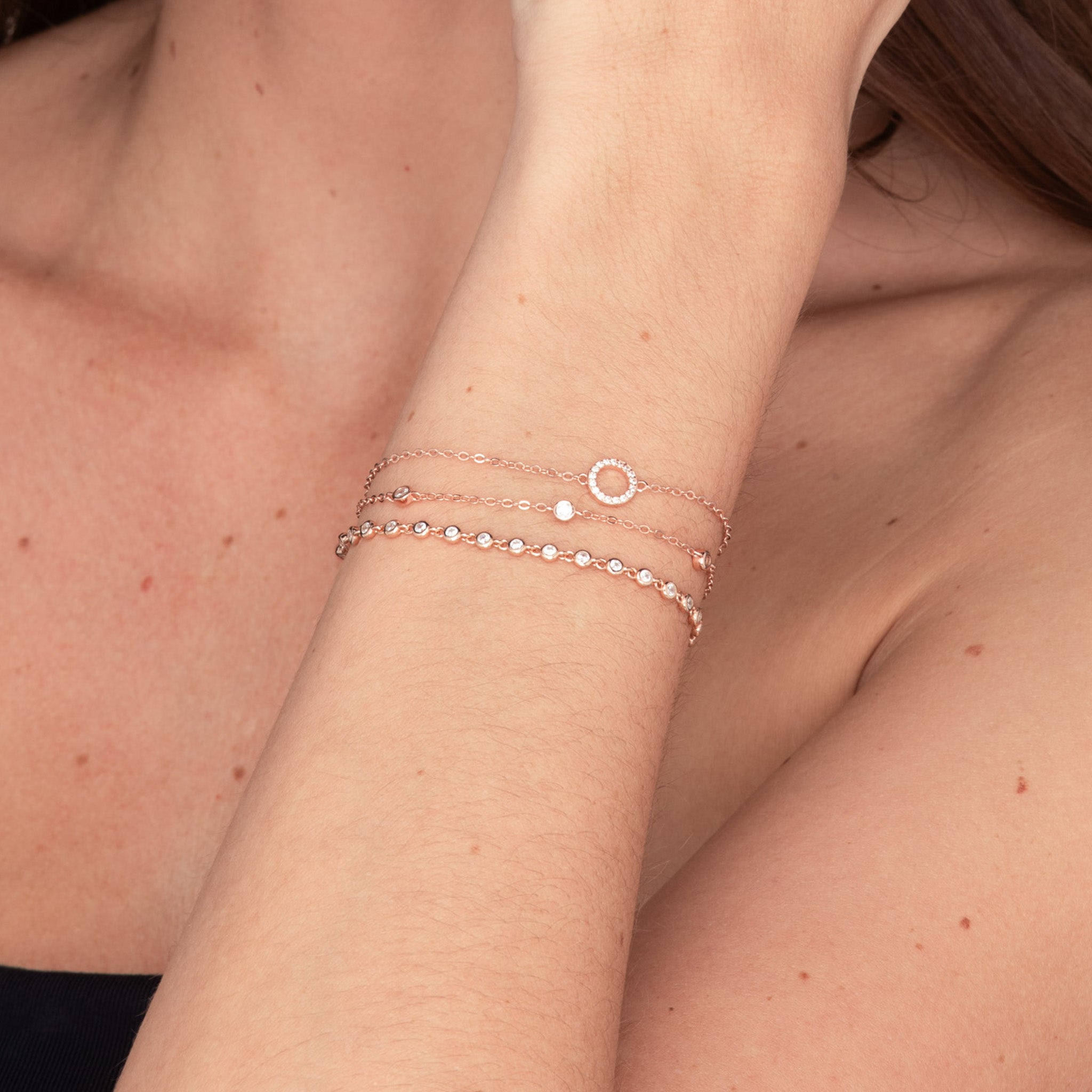 Sapphire Station Chain Bracelet - Camile & Stone