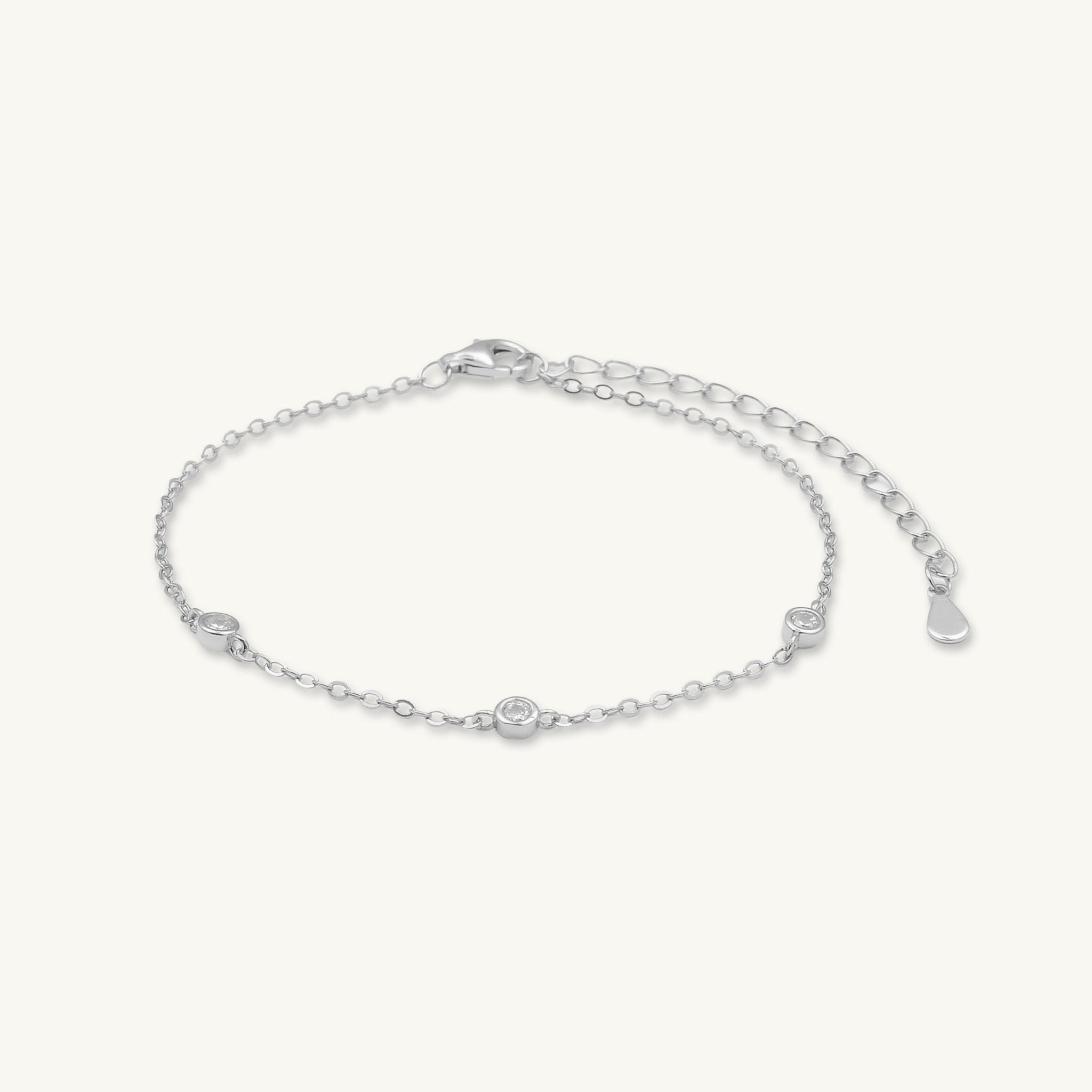 Sapphire Station Chain Bracelet - Camile & Stone