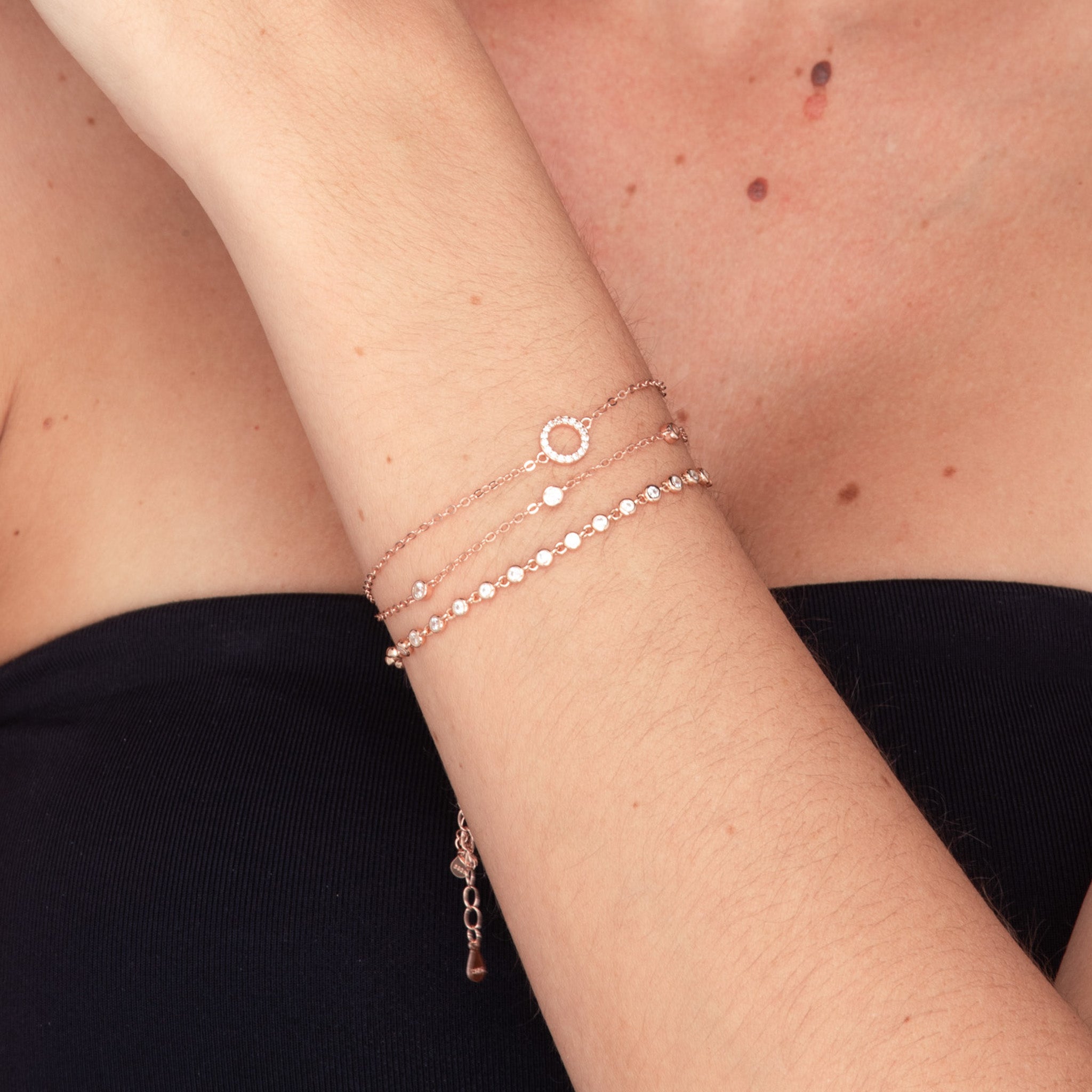 Sapphire Station Chain Bracelet - Camile & Stone