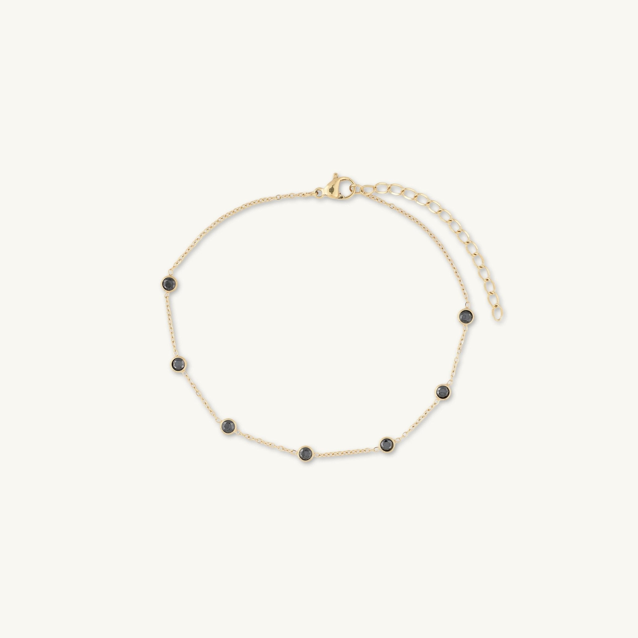 Satellite Peridot Station Bracelet - Camile & Stone