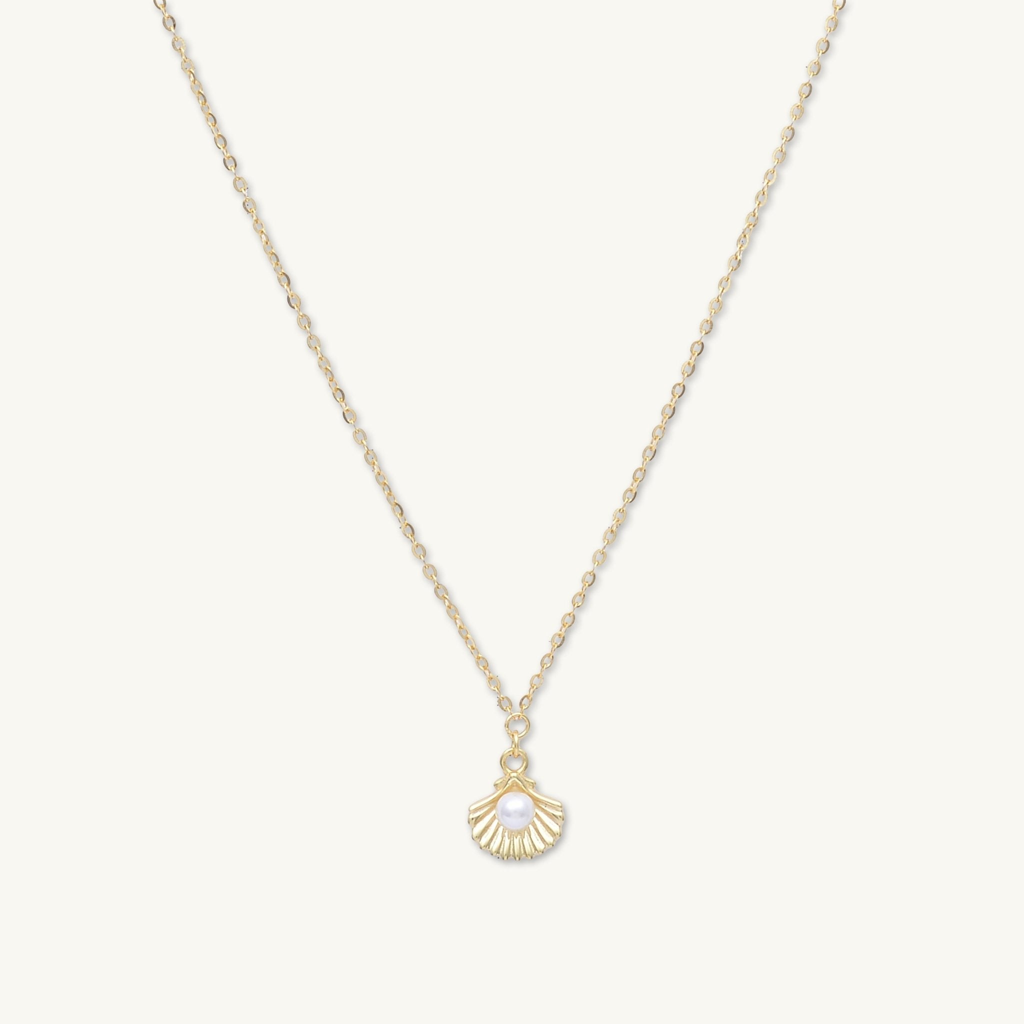 Shell Pearl Necklace - Camile & Stone