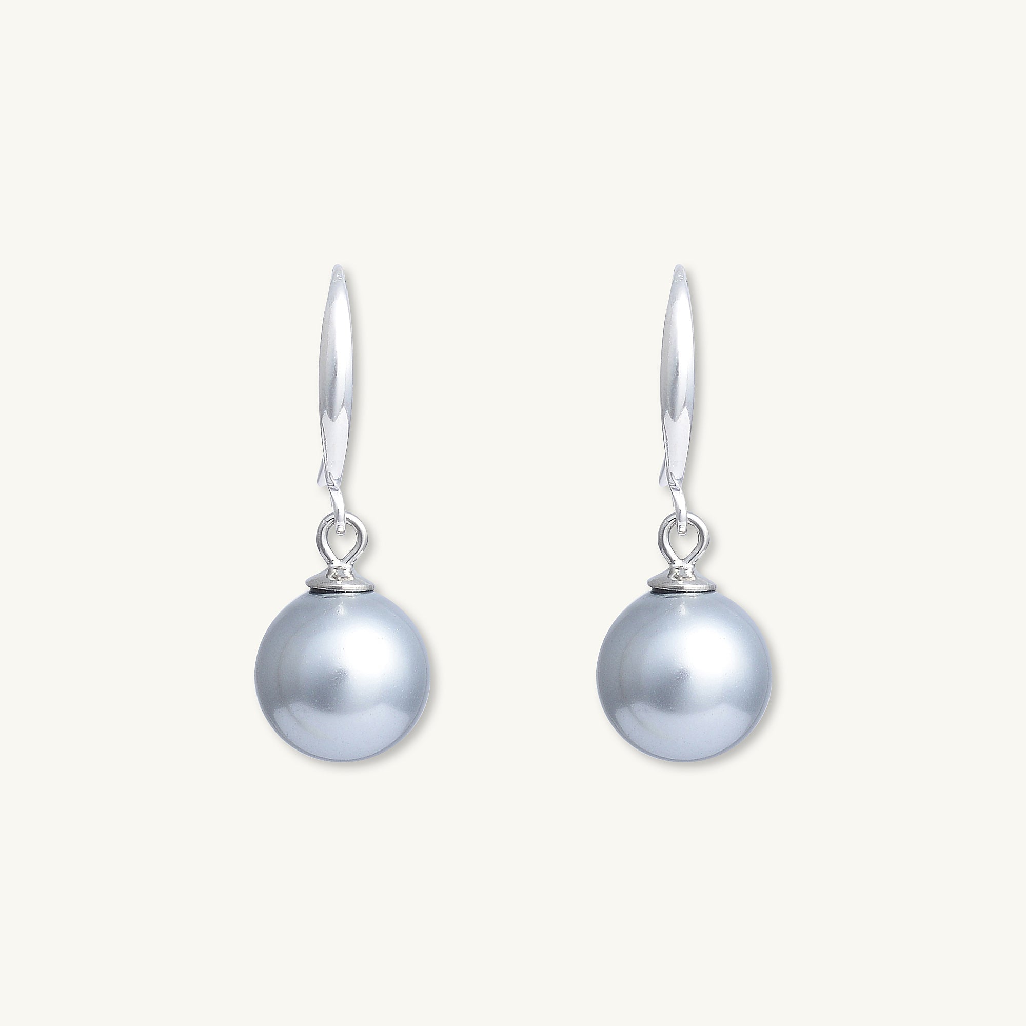 Silver Freshwater Pearl Drop Earrings - Camile & Stone