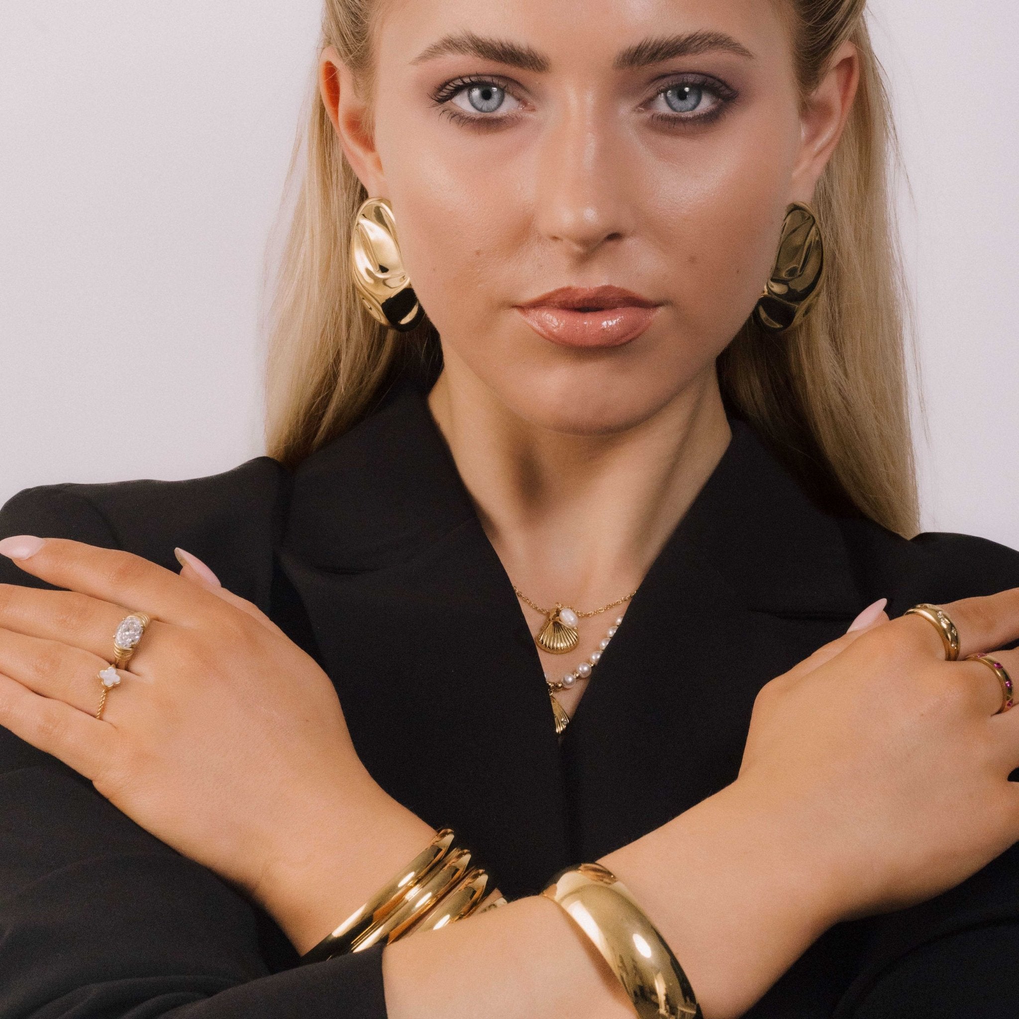 Skyler Oval Vintage Statement Ring - Camile & Stone