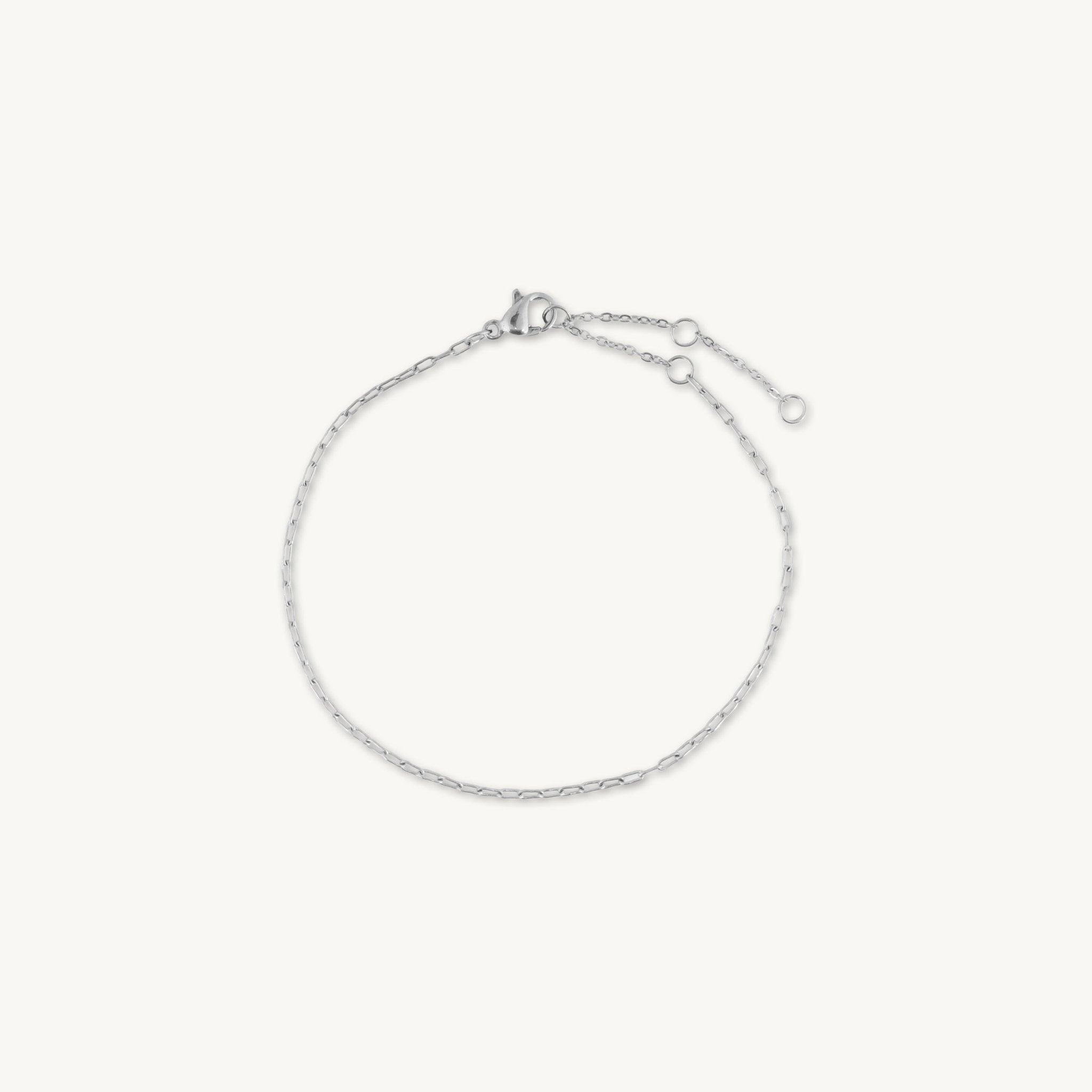 Slim Link Chain Stacking Bracelet - Camile & Stone