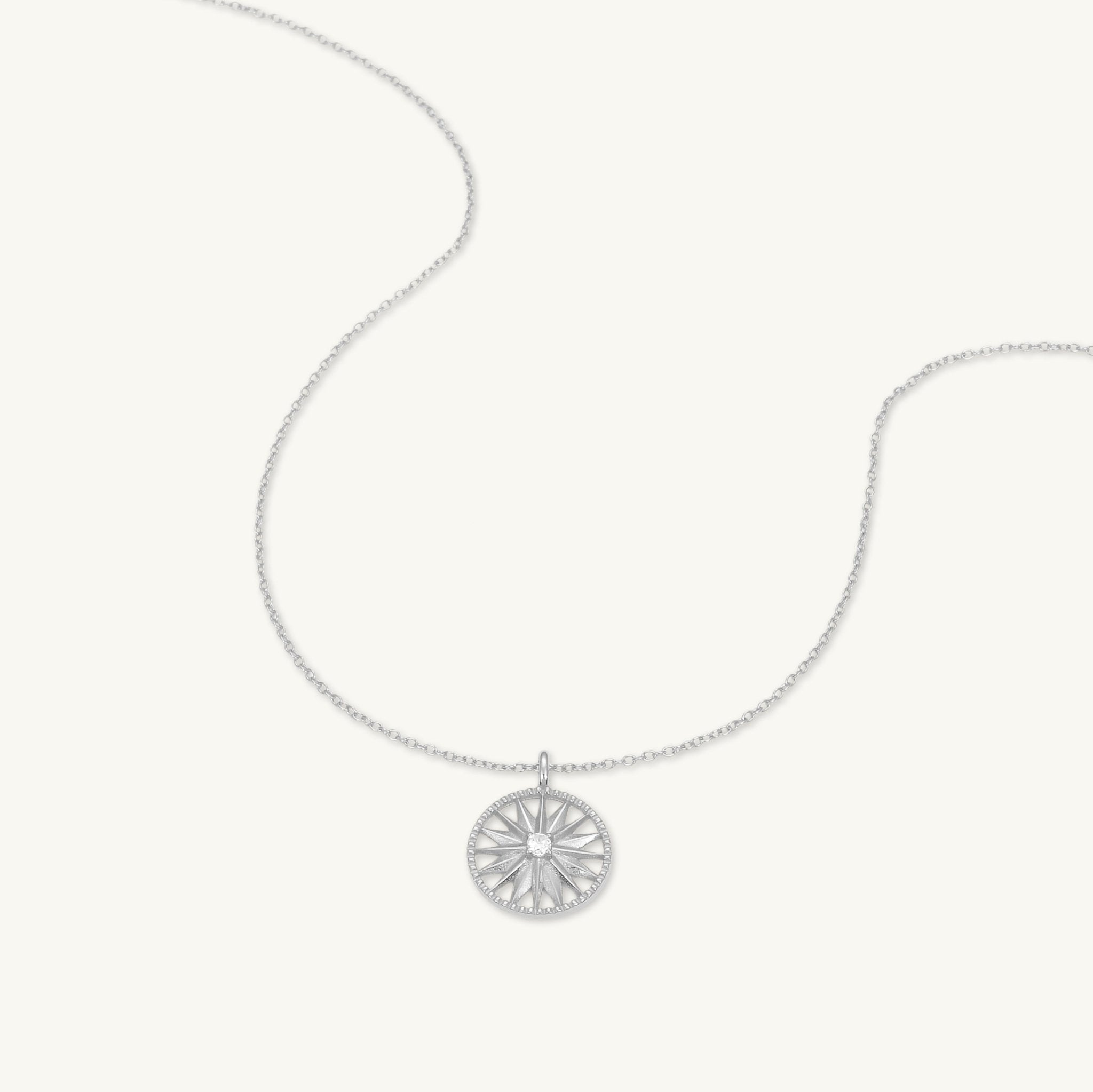 Starburst Circle Chain Necklace - Camile & Stone