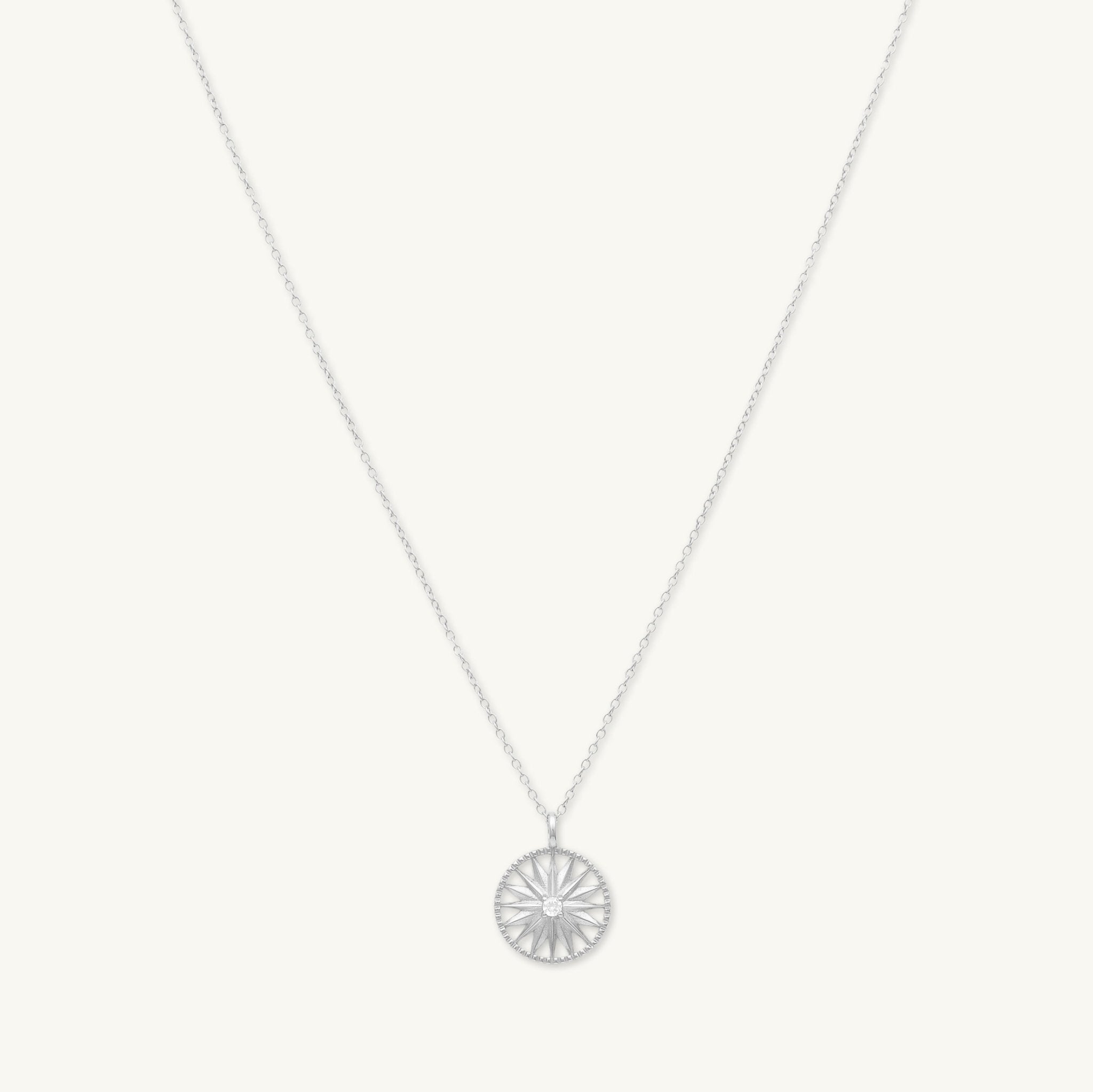Starburst Circle Chain Necklace - Camile & Stone