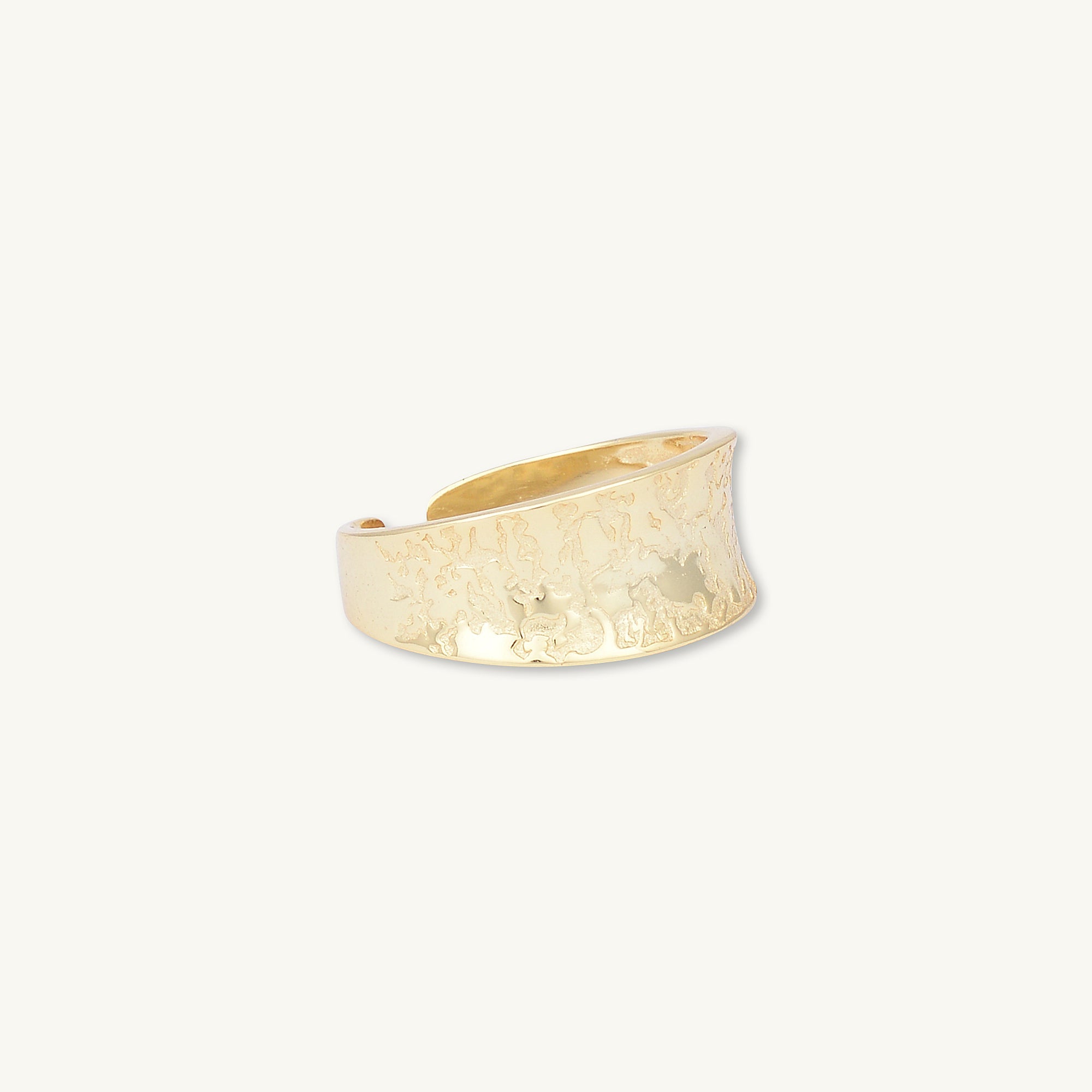 Statement Molten Open Ring - Camile & Stone