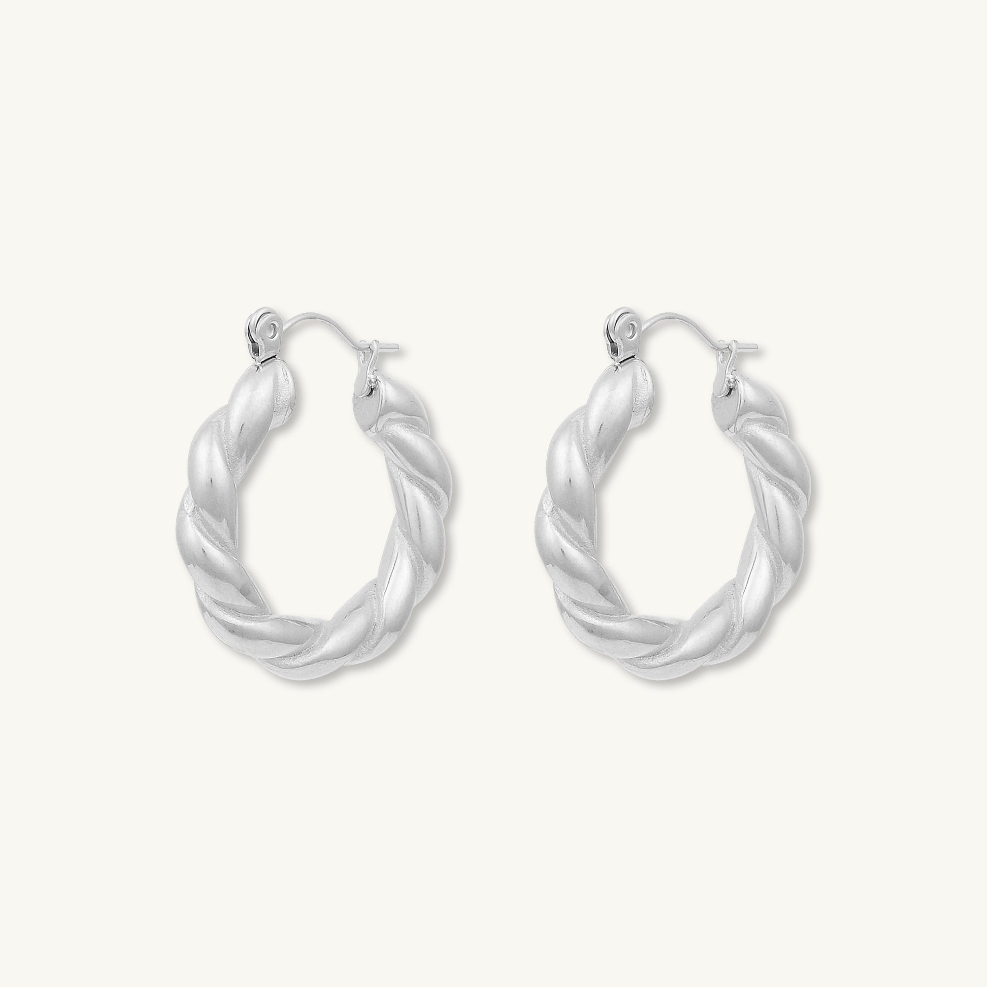 Summer Twist Hoop Earrings - Camile & Stone