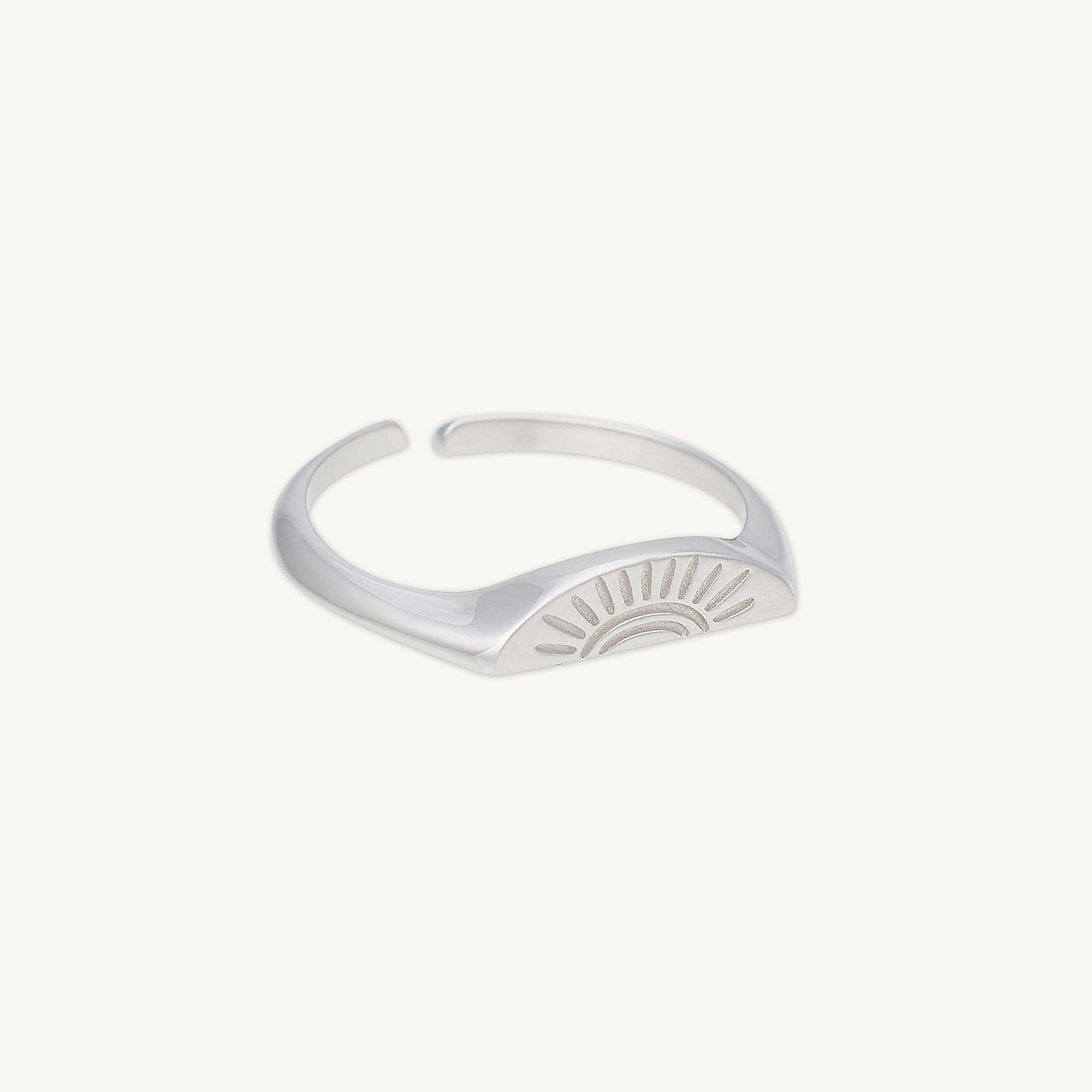 Sun & Moon Friendship Couple Twin Set Rings - Camile & Stone