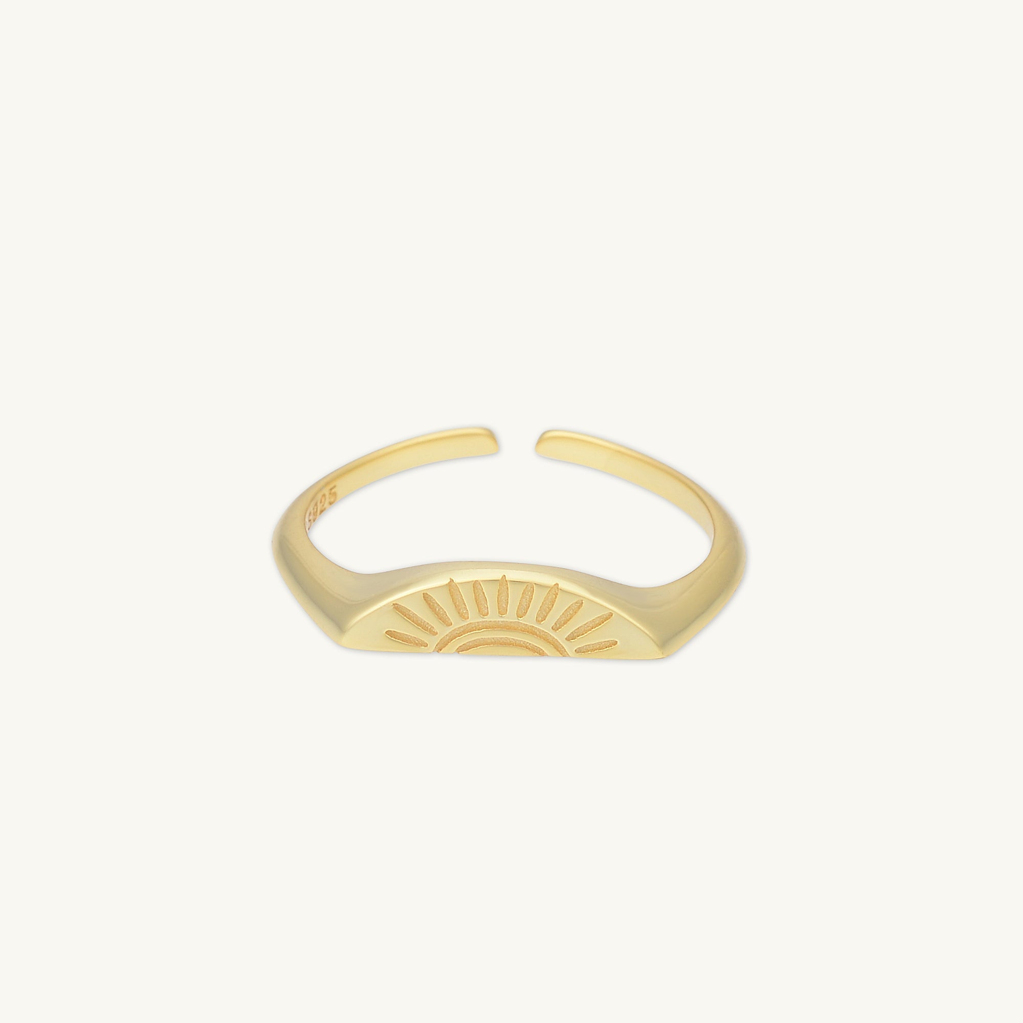 Sun & Moon Friendship Couple Twin Set Rings - Camile & Stone
