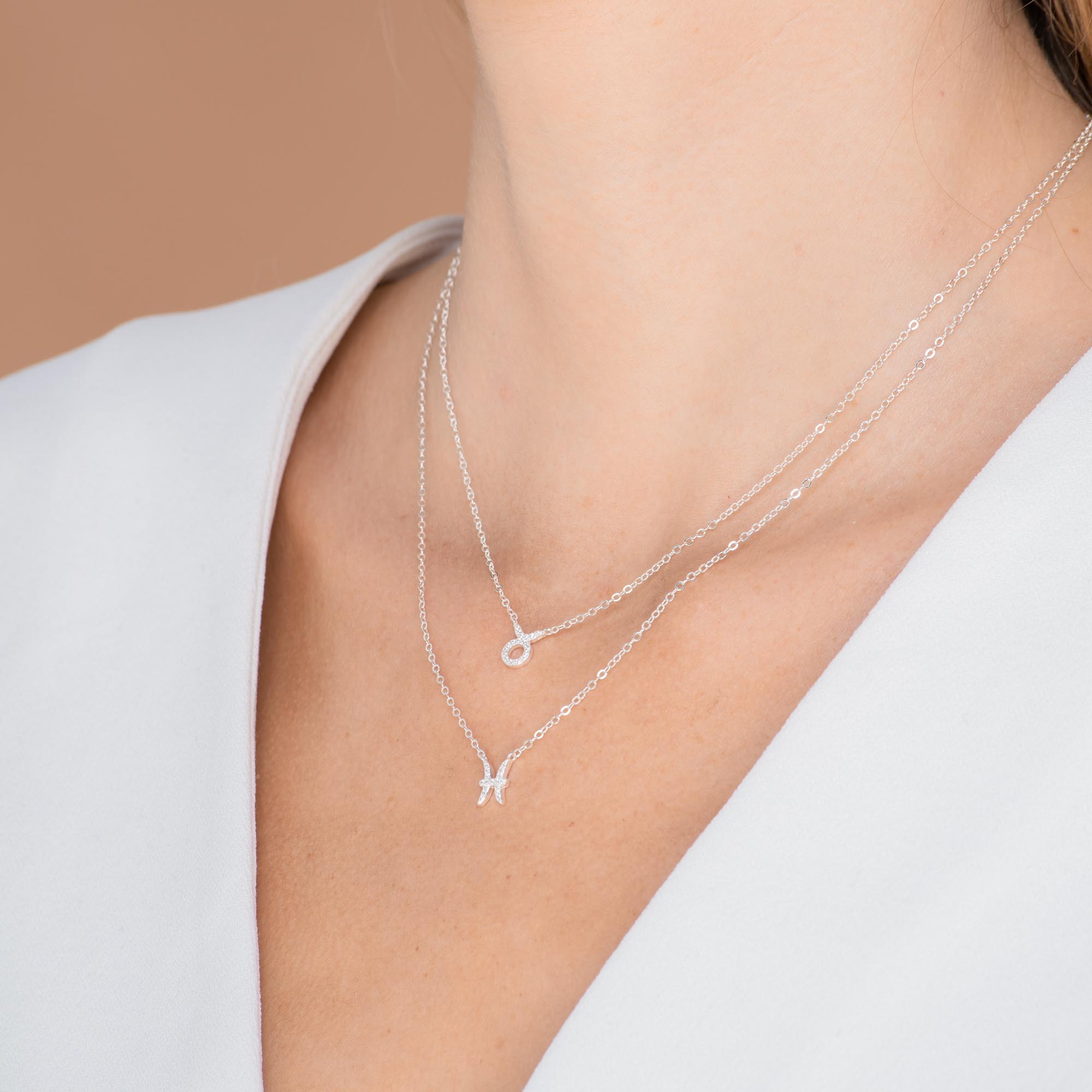 Taurus Sapphire Charm Zodiac Star Sign Necklace - Camile & Stone