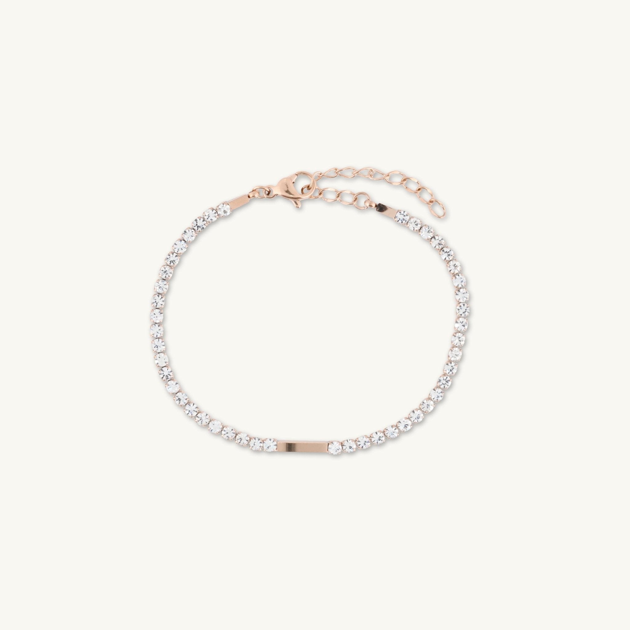 Tennis Bar Chain Bracelet - Camile & Stone