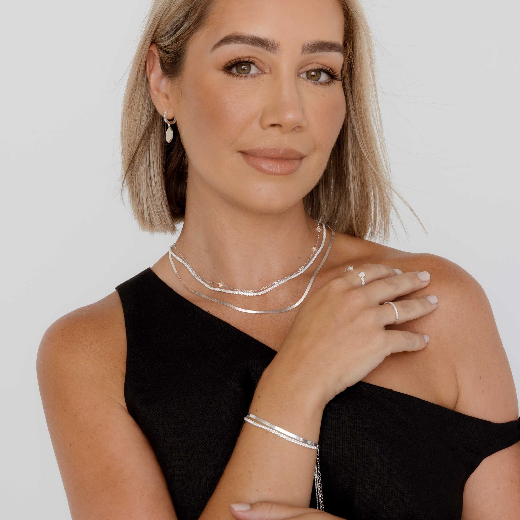 Tennis Sapphire Bracelet - Camile & Stone