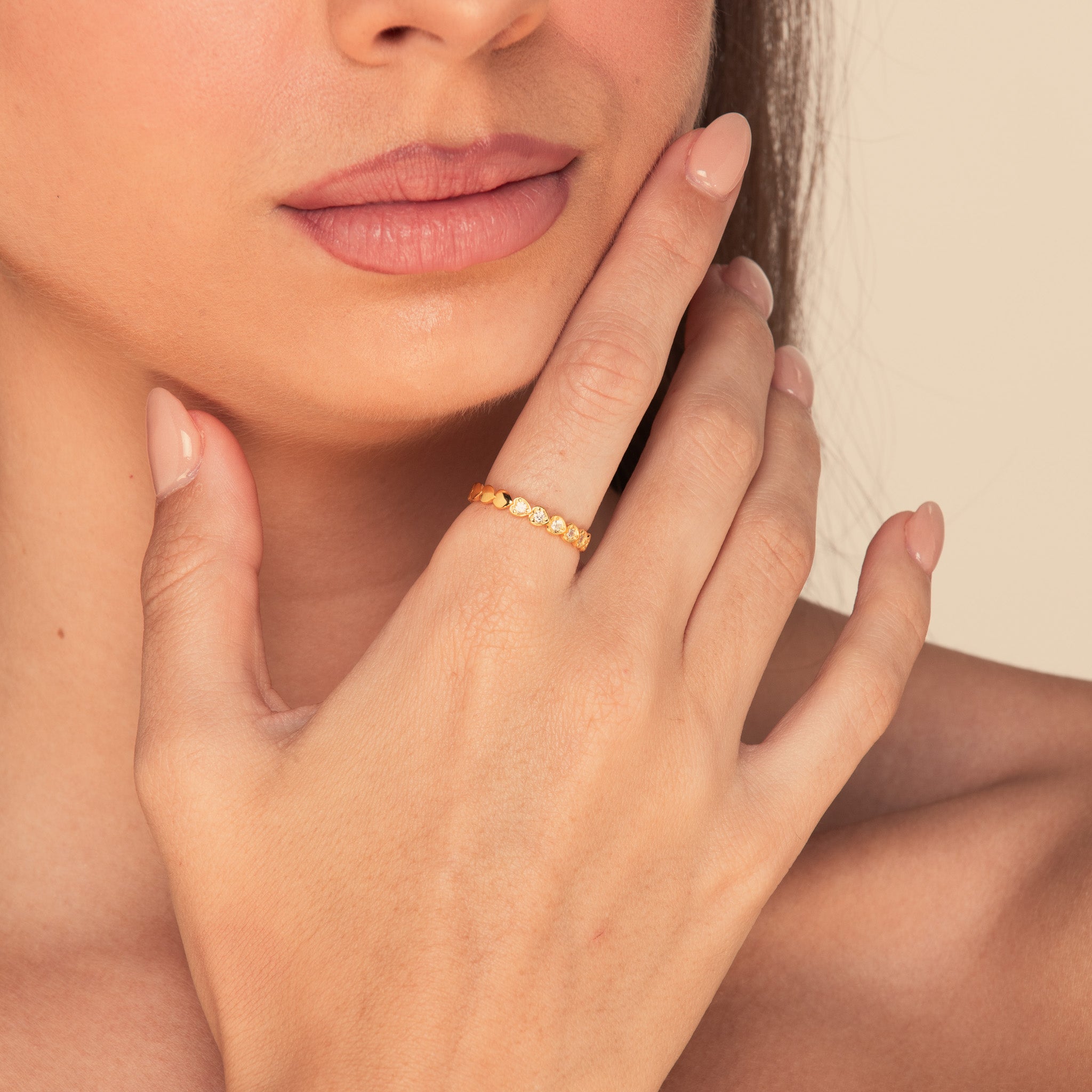 The Adeline Heart Sapphire Engagement Ring - Camile & Stone