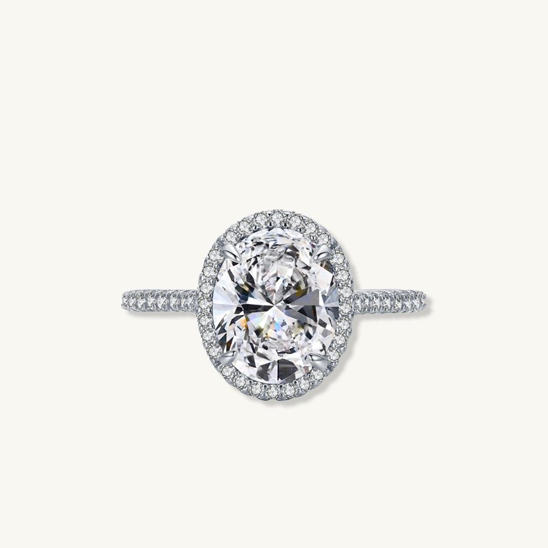 The Dahlia Oval Sapphire Engagement Ring - Camile & Stone