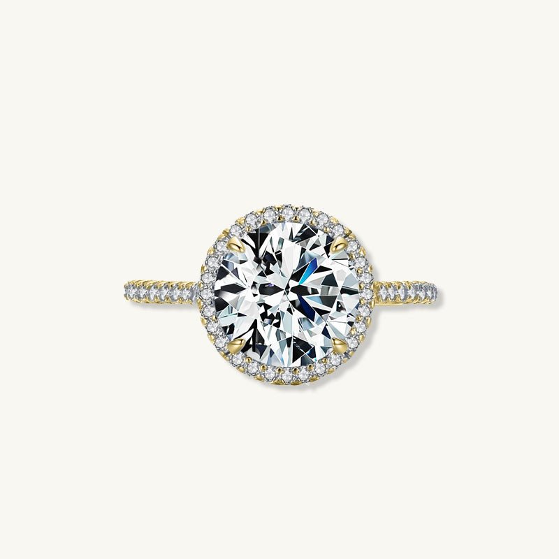 The Eliza Round Sapphire Engagement Ring - Camile & Stone