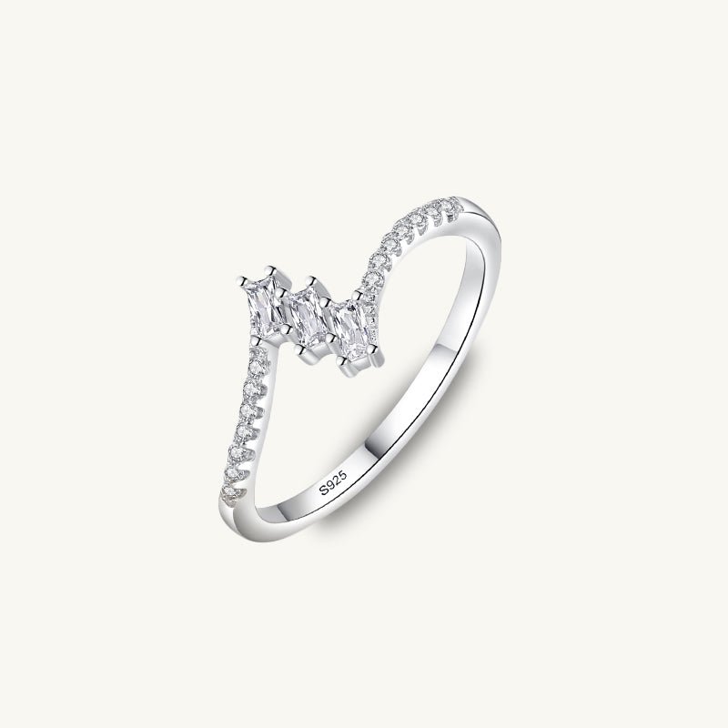 The Juliet Baguette Sapphire Engagement Ring - Camile & Stone