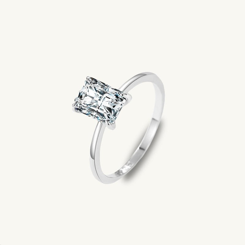 The Maya Emerald Sapphire Engagement Ring - Camile & Stone