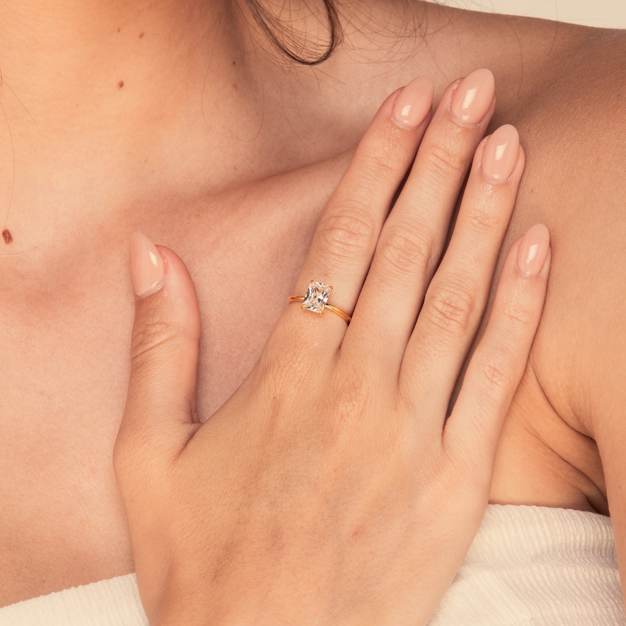 The Maya Emerald Sapphire Engagement Ring - Camile & Stone