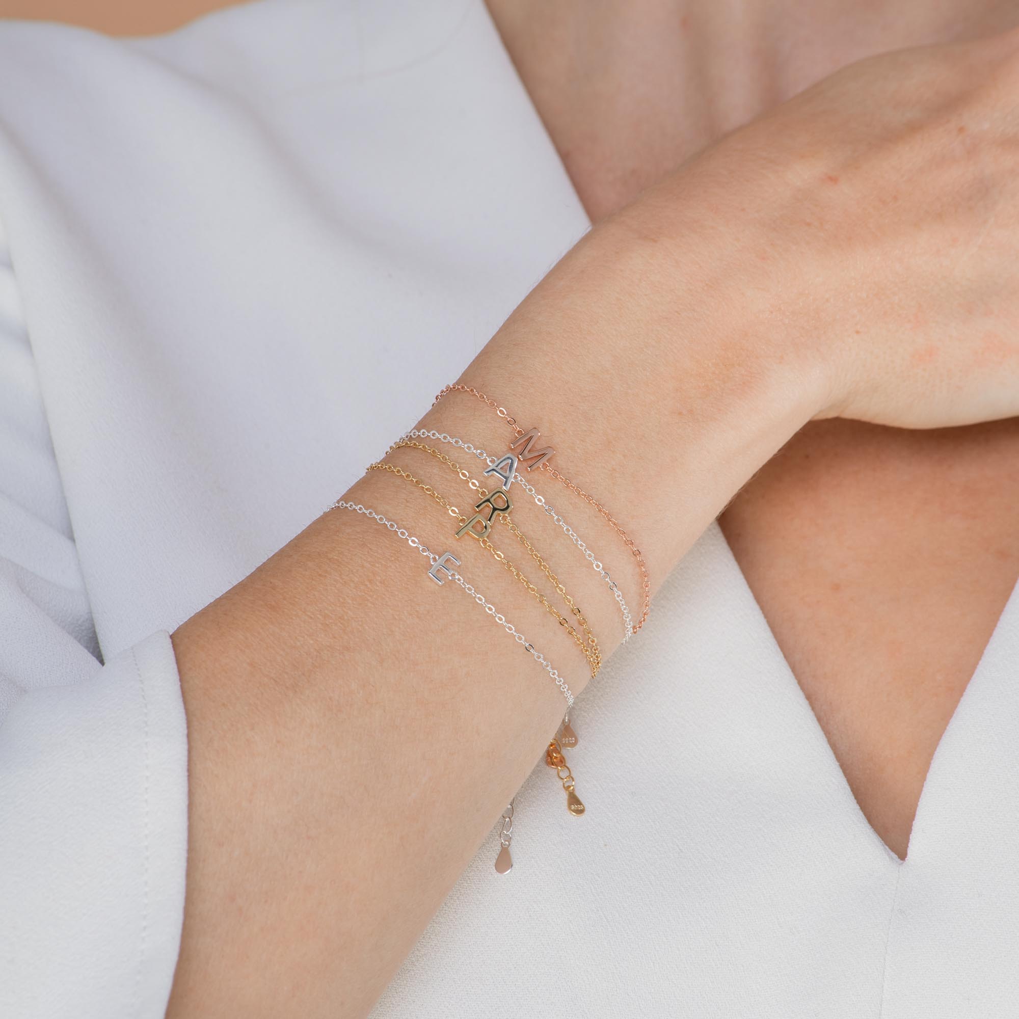 The Original Single Initial Letter Bracelet - Camile & Stone