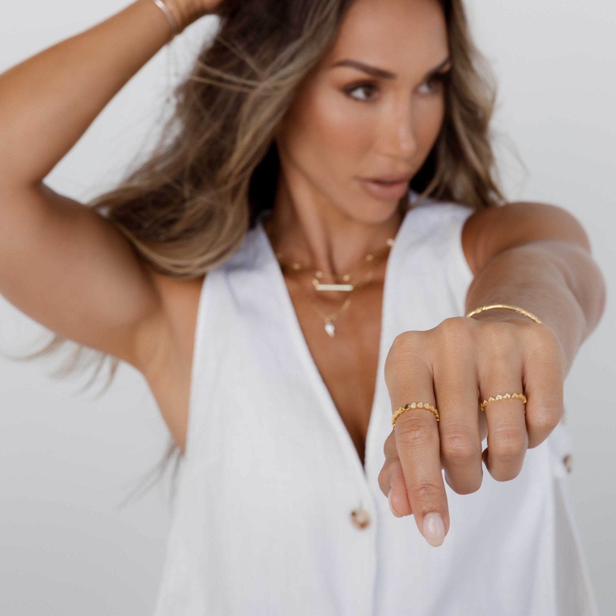 The Vivian Heart Sapphire Engagement Ring - Camile & Stone