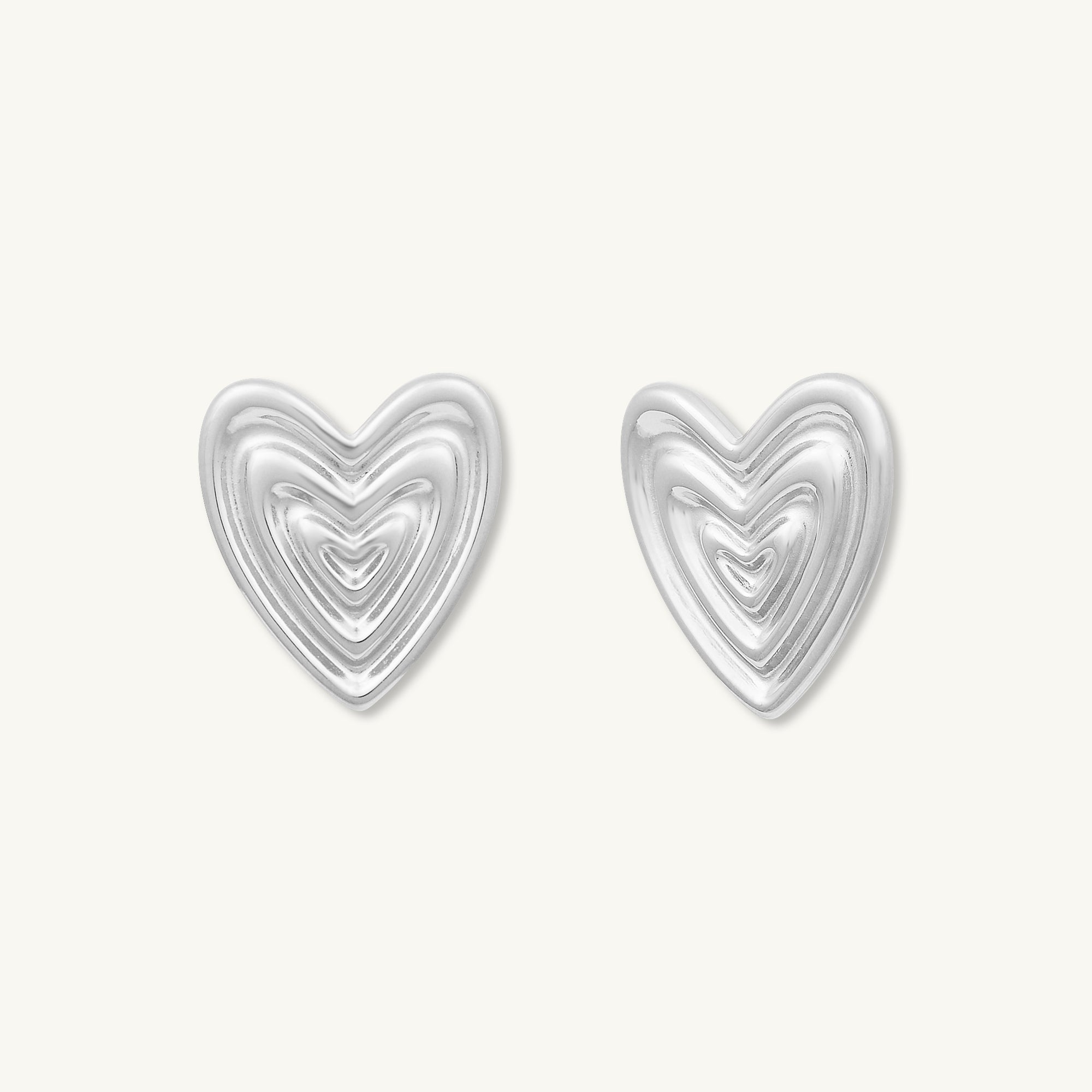 Thea Heart Stud Earrings - Camile & Stone