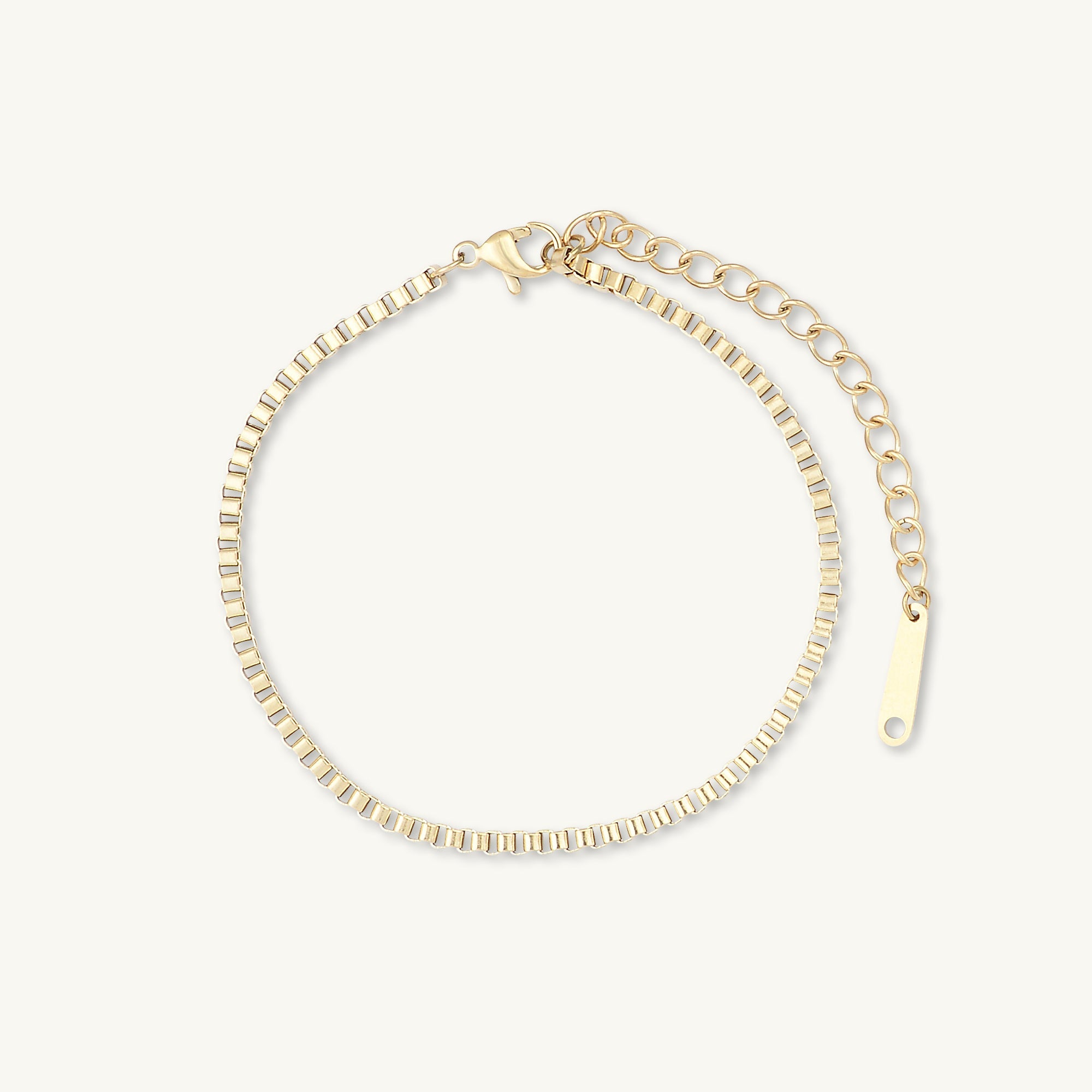 Thick Box Chain Bracelet - Camile & Stone