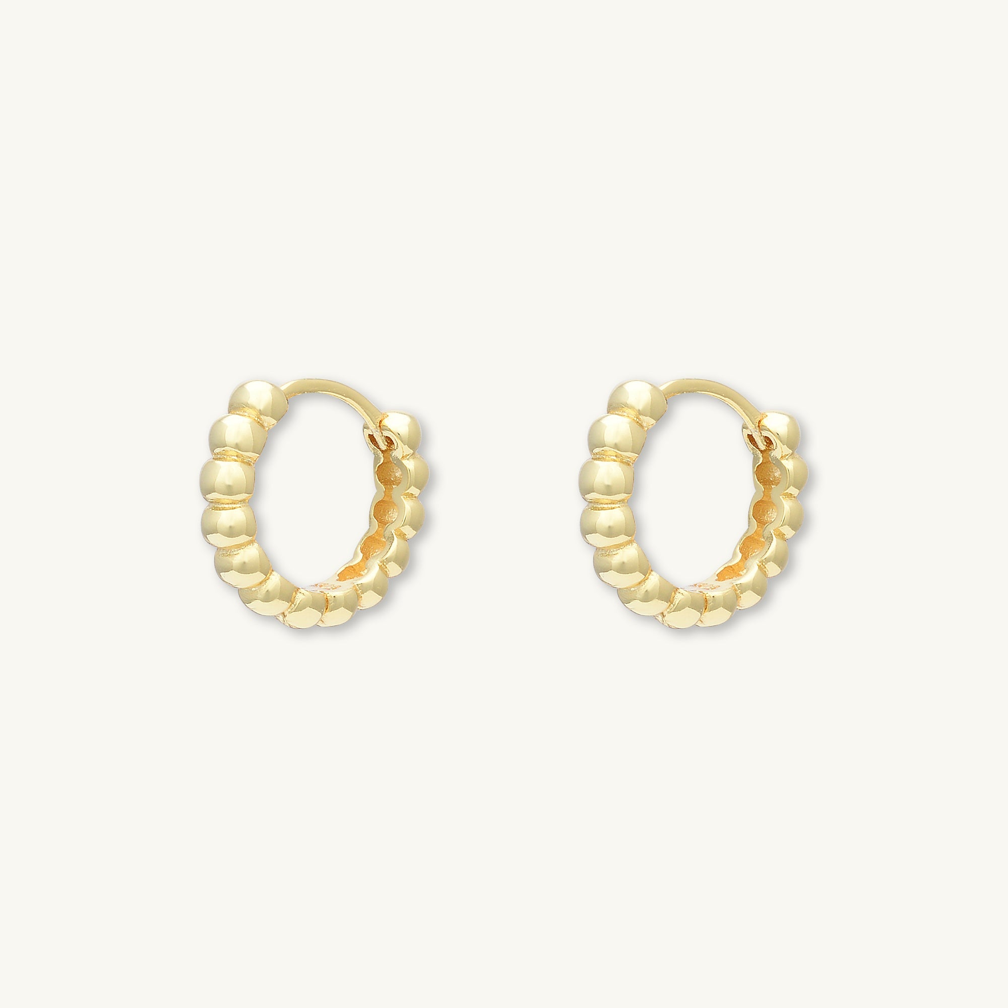Thick Dot Huggie Earrings - Camile & Stone