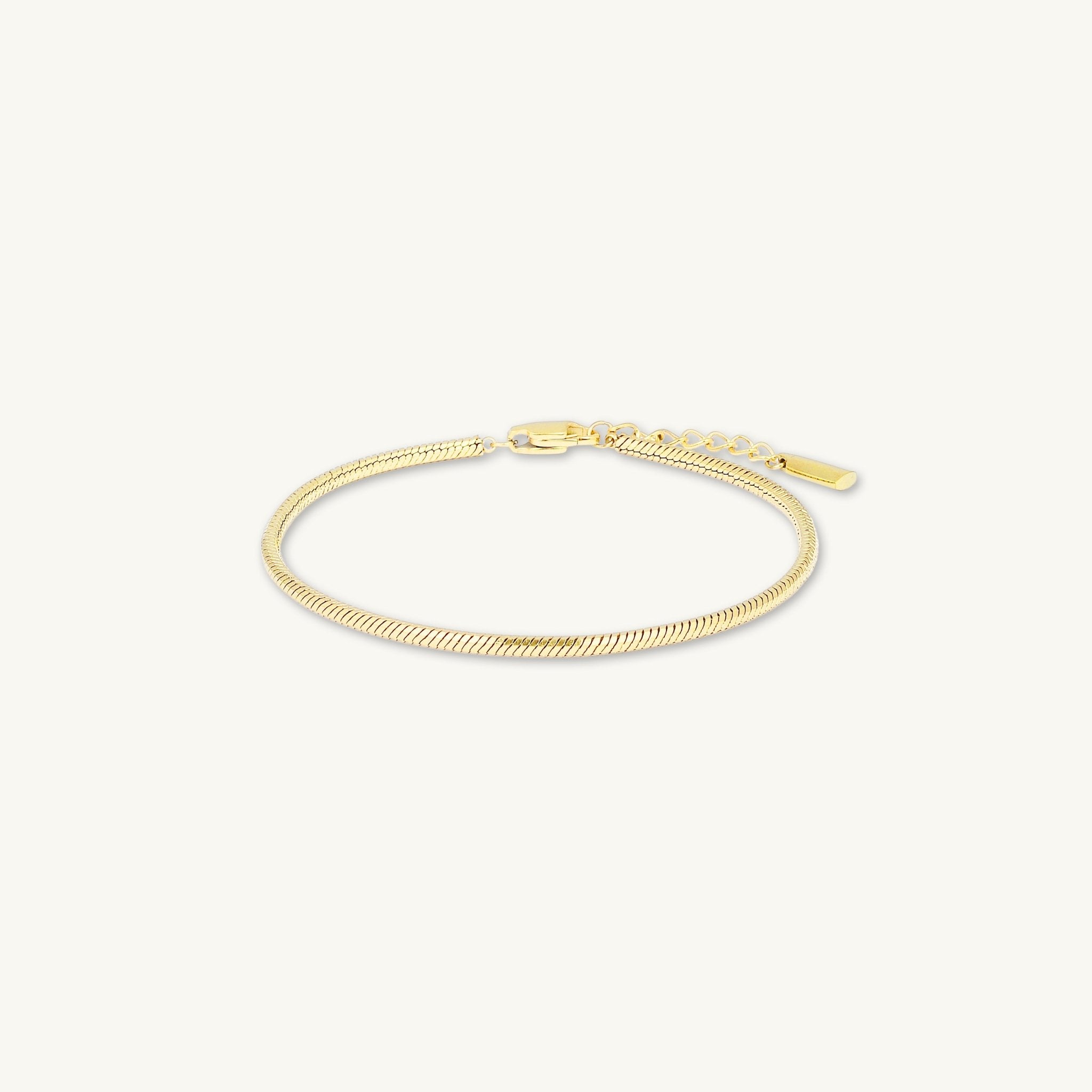 Thick Unisex Snake Chain Bracelet - Camile & Stone