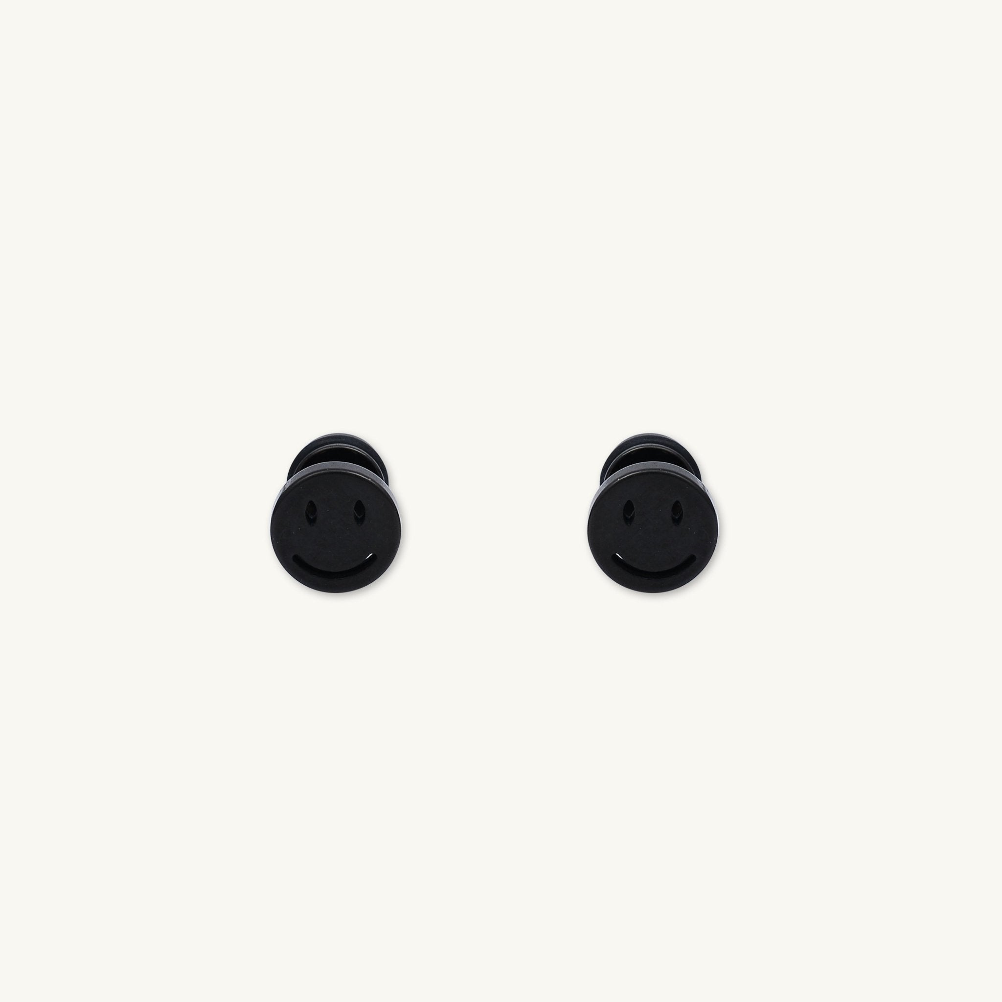 Unisex Smiley Face Stud Earrings - Camile & Stone