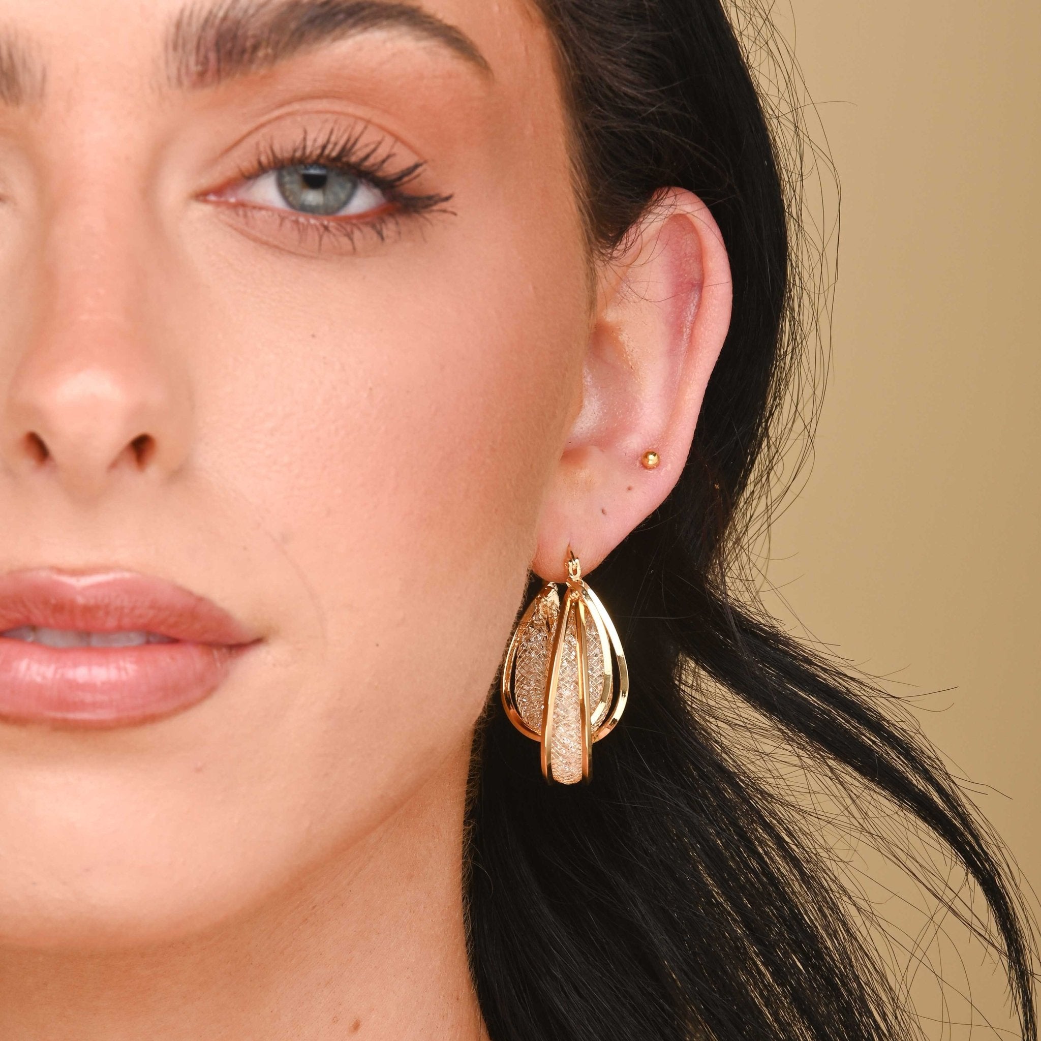 Verna Statement Hoop Earrings - Camile & Stone