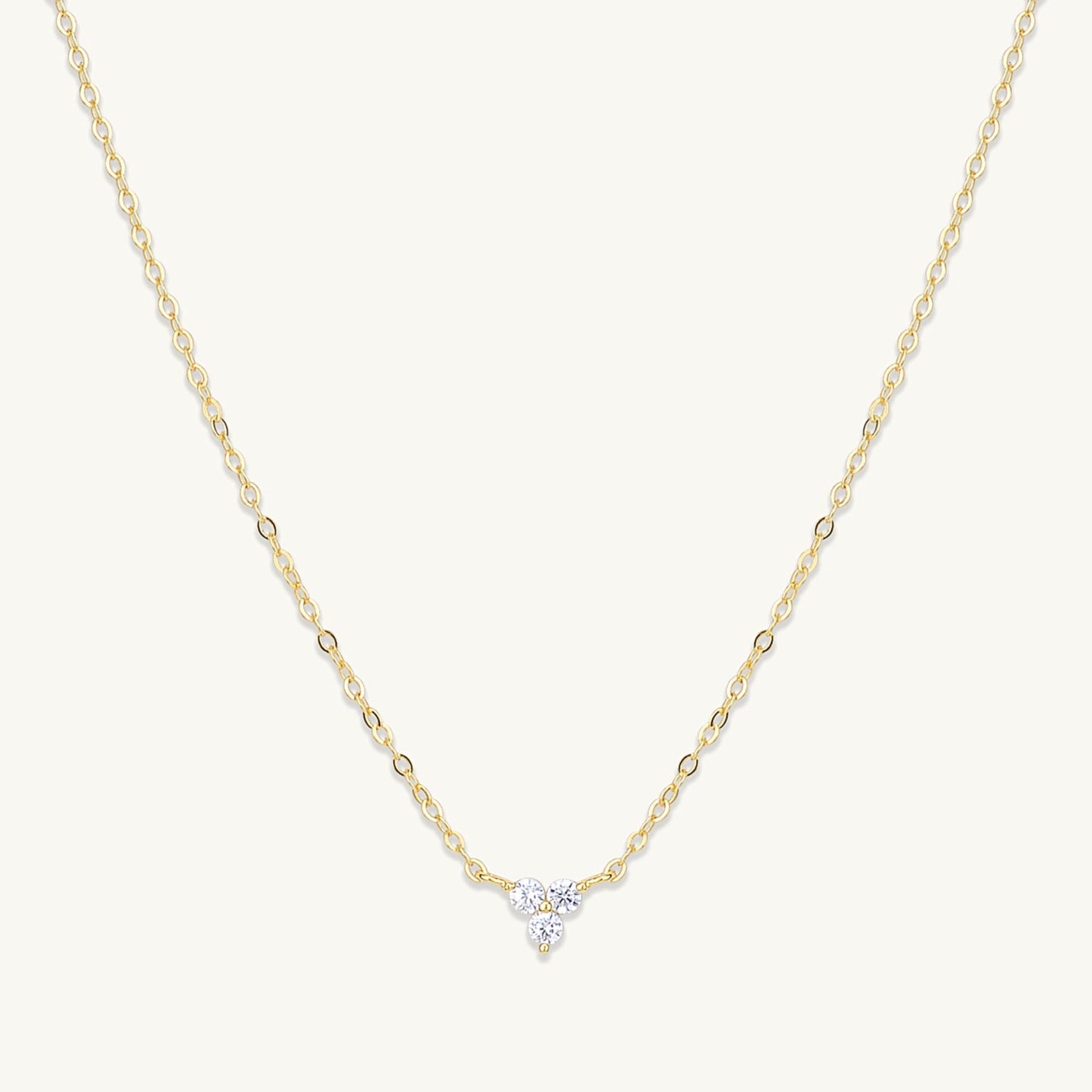 Lotus Sapphire Chain Necklace
