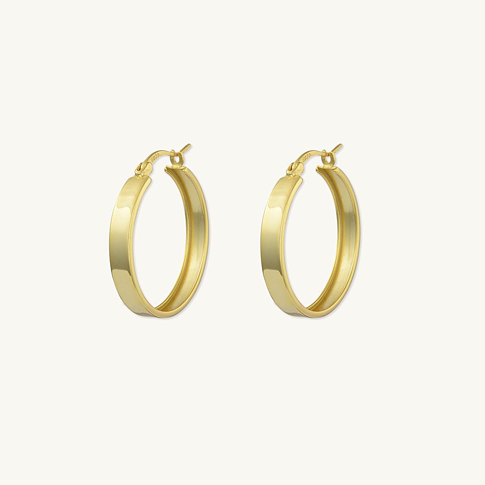 Bold Large Hoop Earrings - Camile & Stone