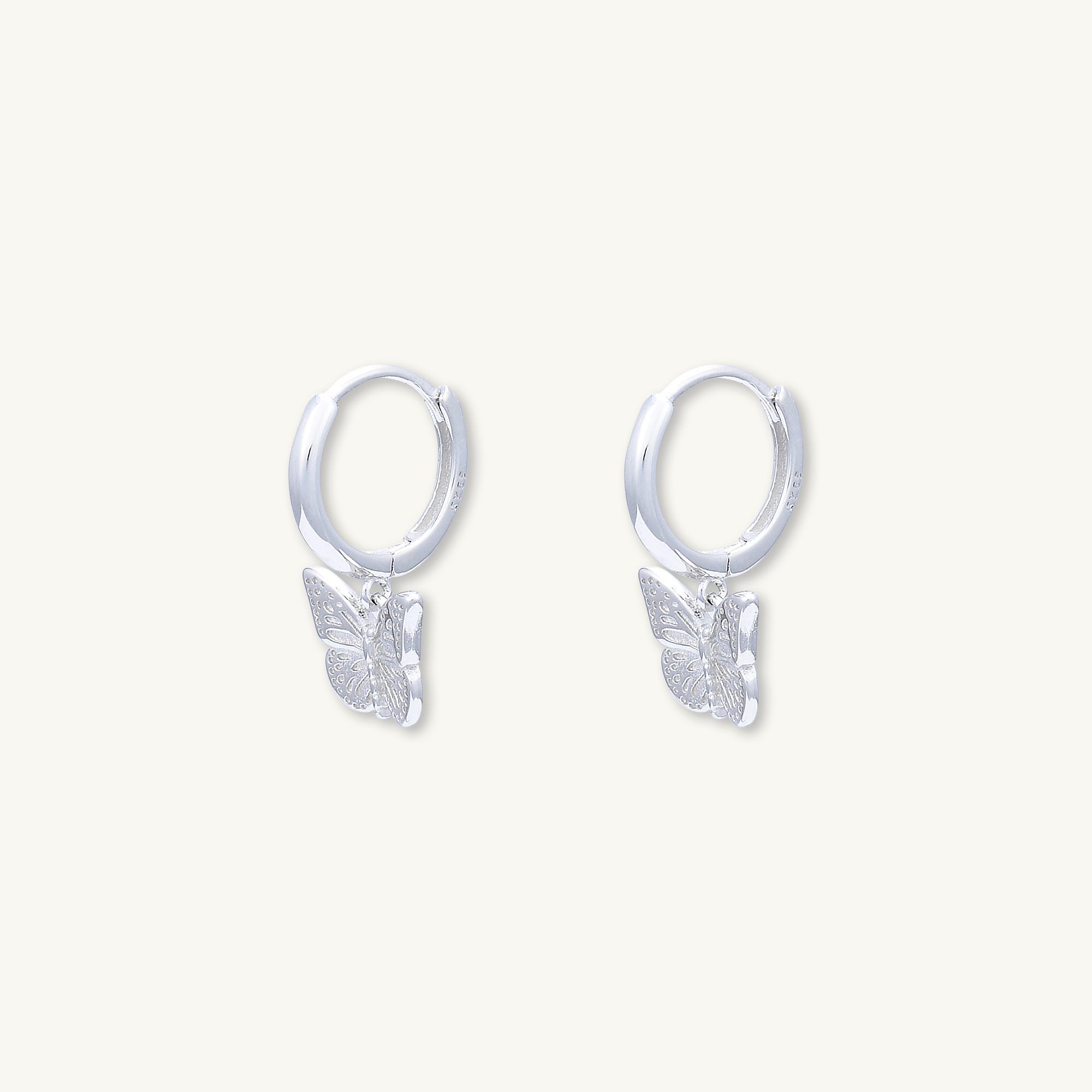 Butterfly Huggie Hoop Earrings - Camile & Stone