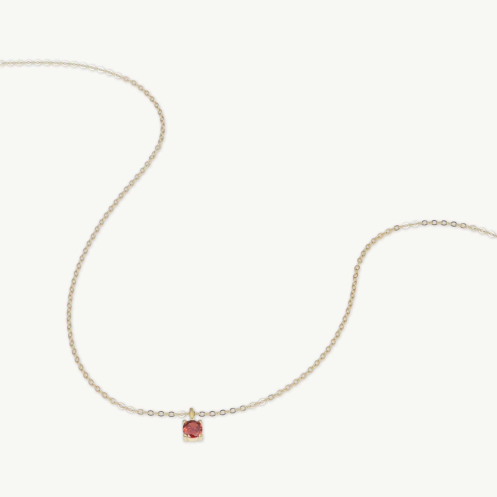 Classic Birthstone Necklace January - Camile & Stone