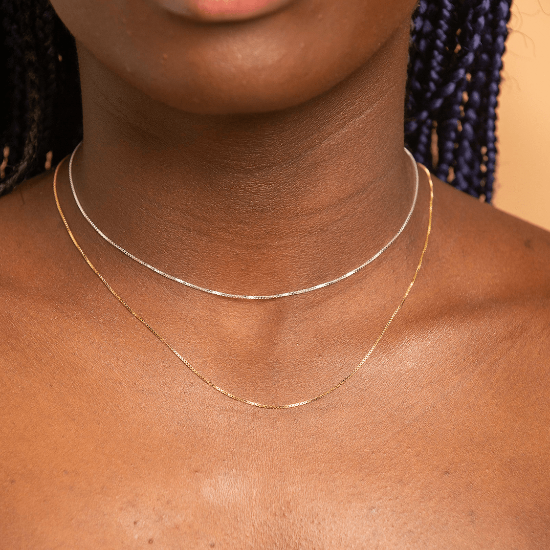Classic Box Chain Necklace - Camile & Stone