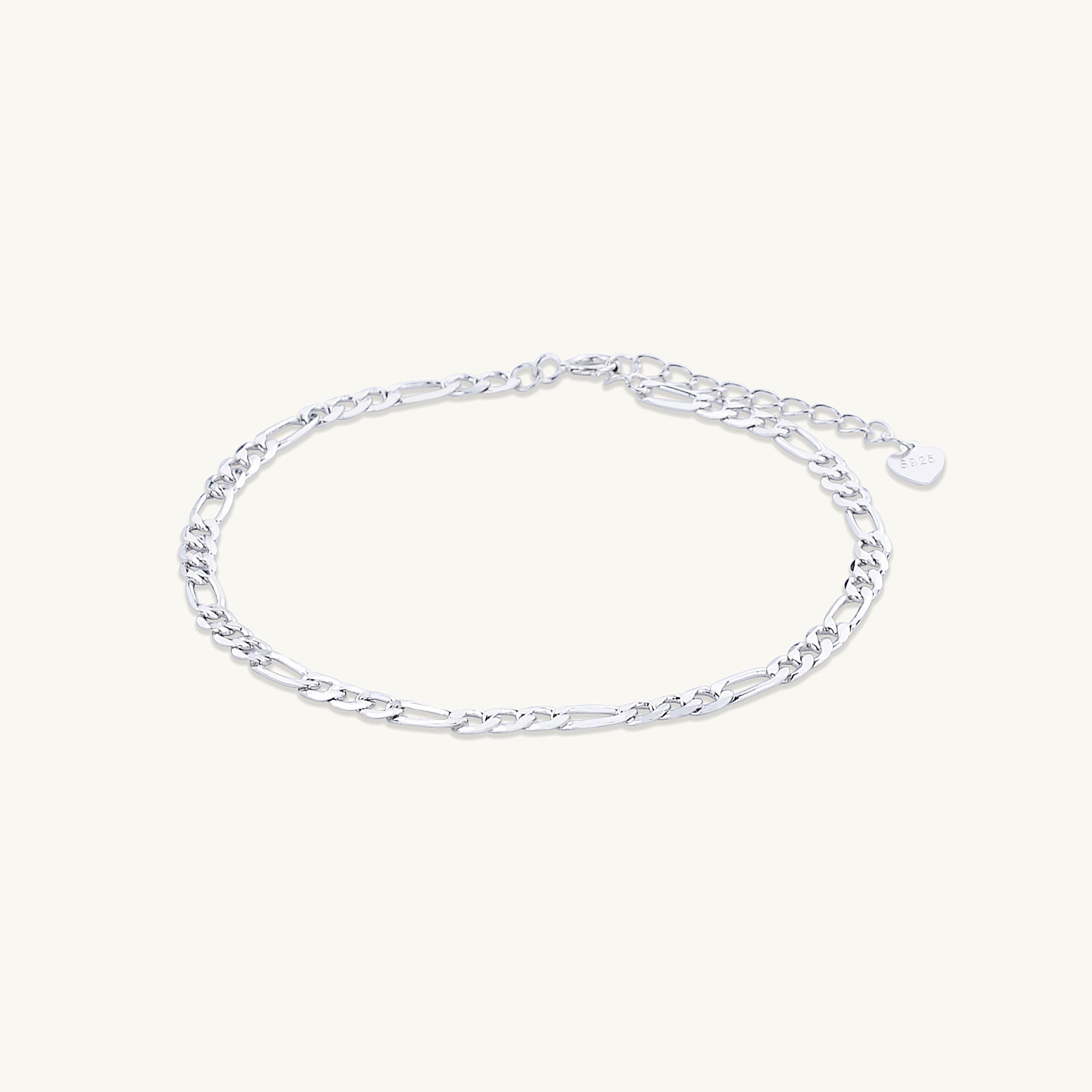Classic Figaro Chain Bracelet - Camile & Stone