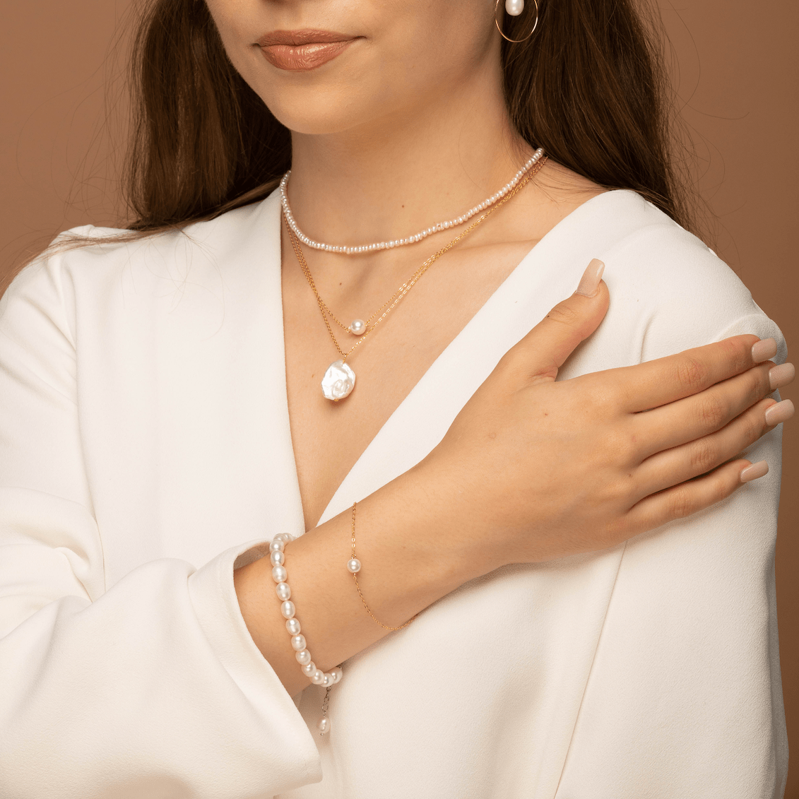 Classic Freshwater Pearl Bracelet - Camile & Stone