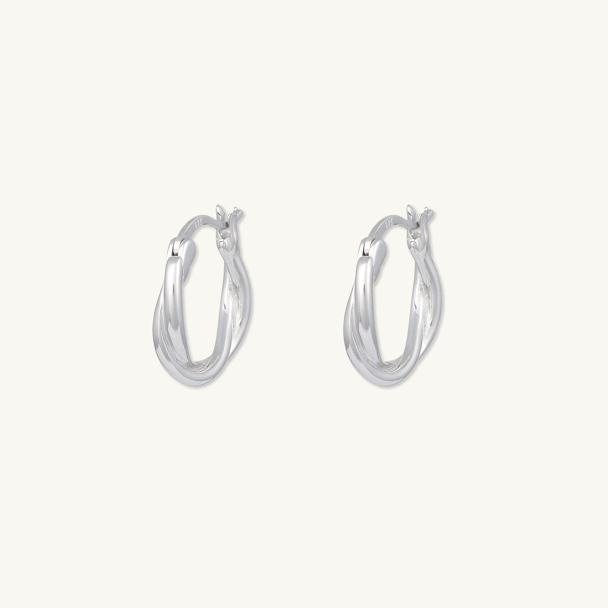 Classic Twist Hoop Earrings - Camile & Stone