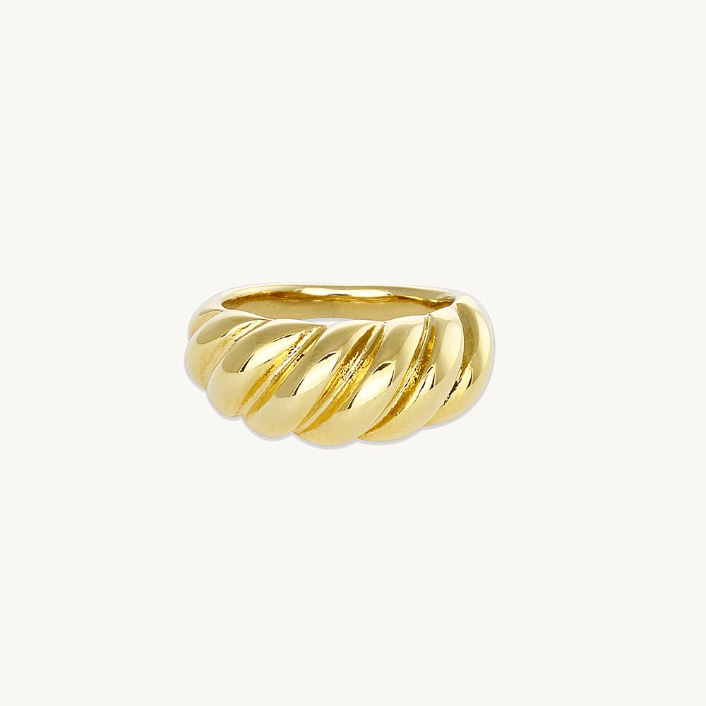 Croissant Dome Statement Ring - Camile & Stone