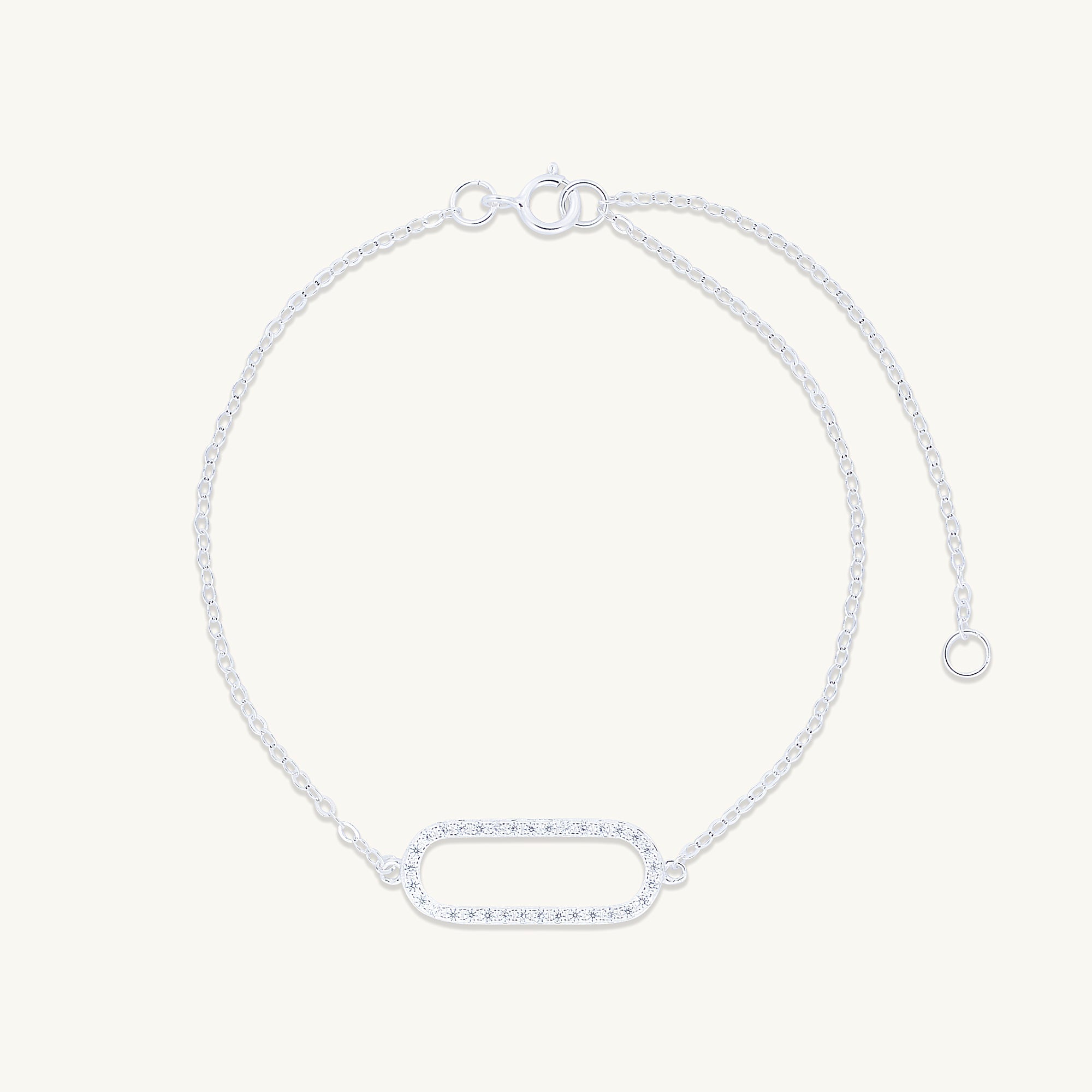 Curved Bar Sapphire Bracelet - Camile & Stone