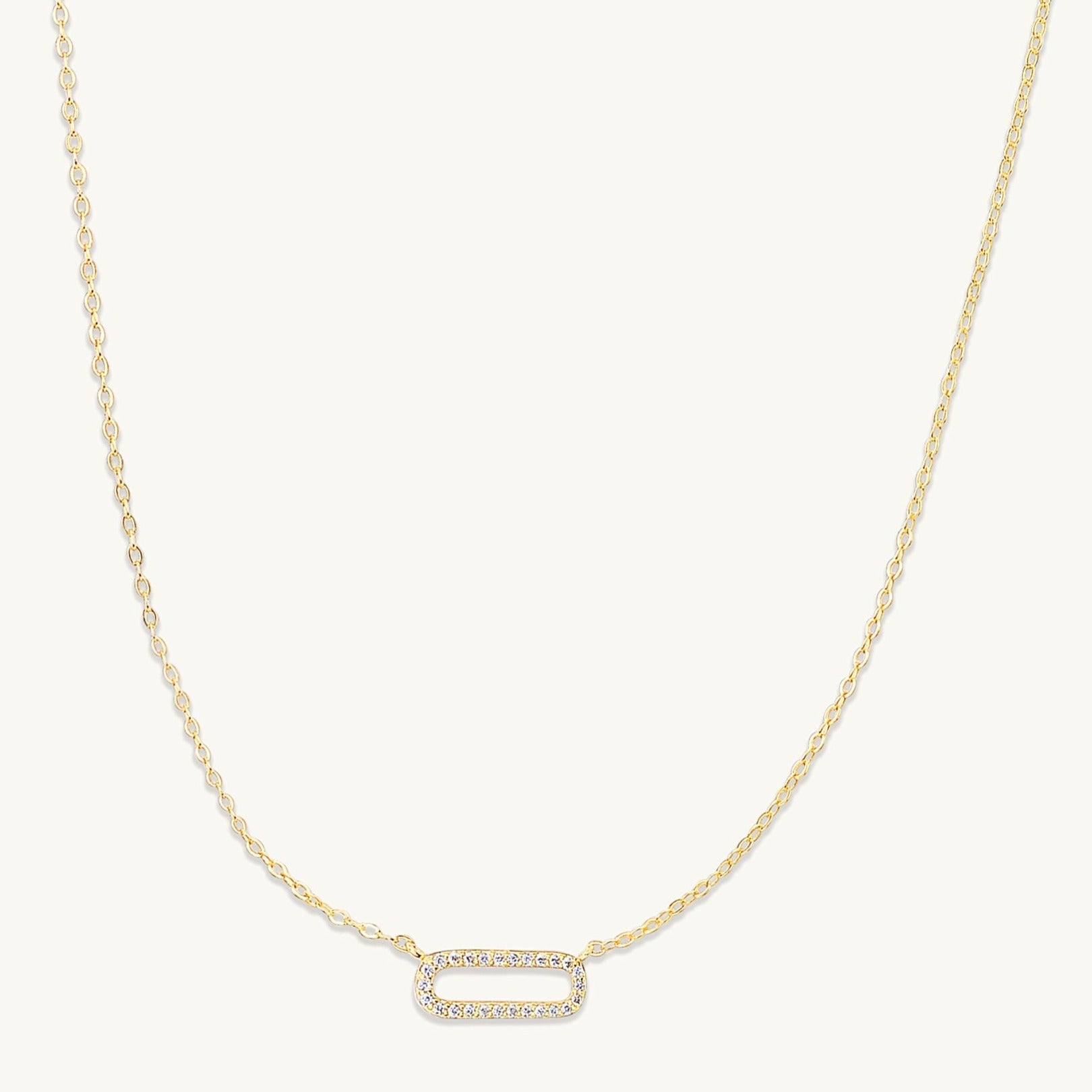 Curved Bar Sapphire Necklace - Camile & Stone