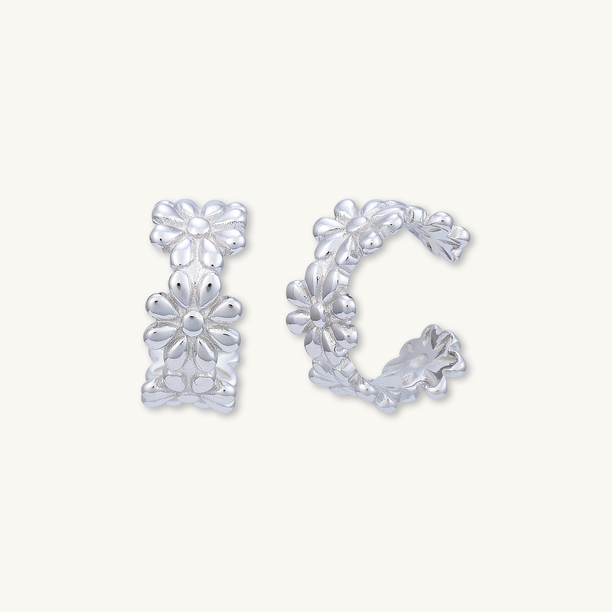 Daisy Ear Cuff Earrings - Camile & Stone