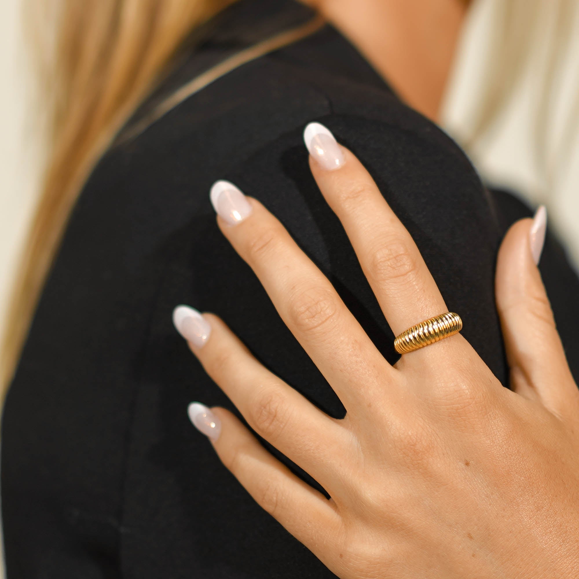 Dana Dome Open Ring - Camile & Stone