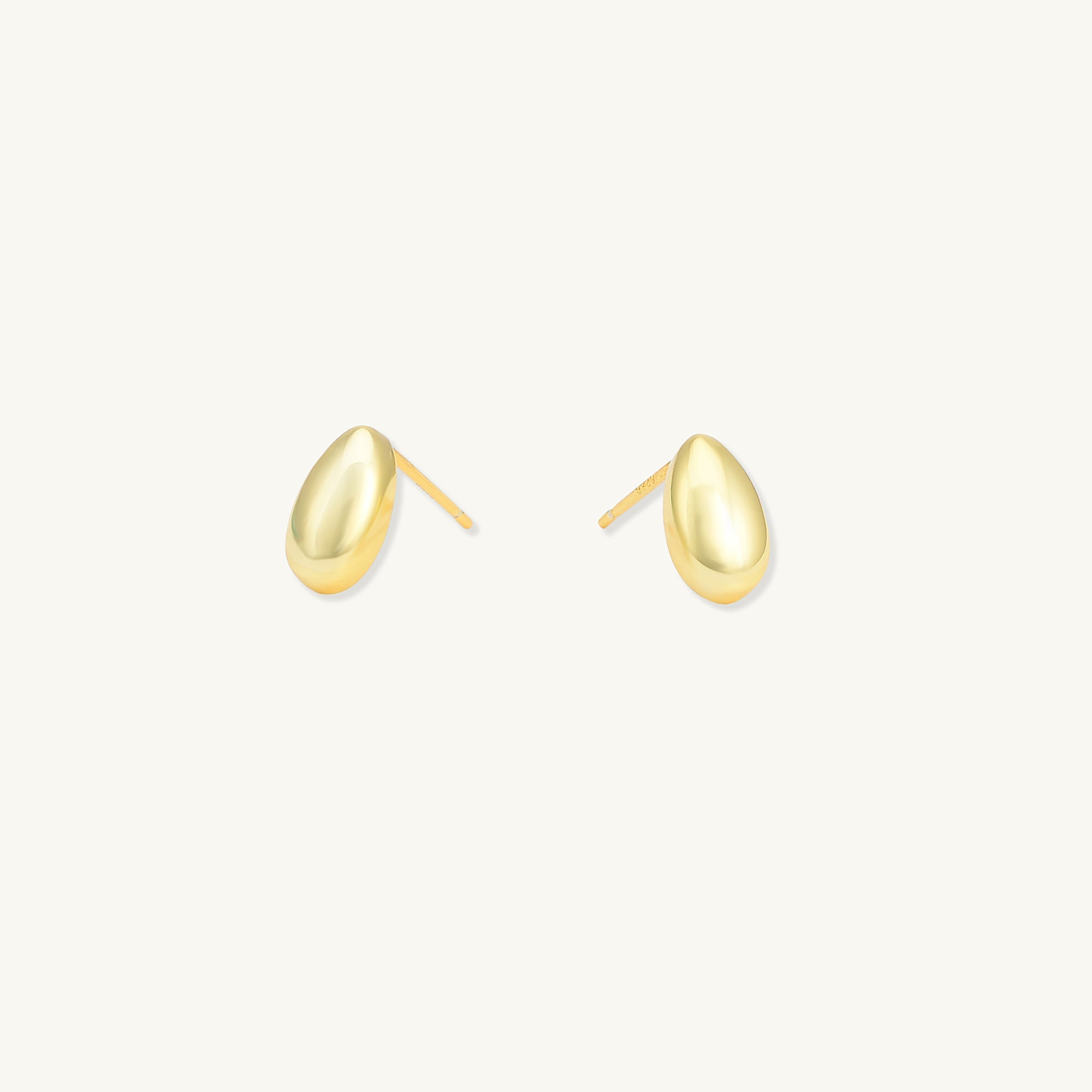 Dome Waterdrop Stud Earrings - Camile & Stone