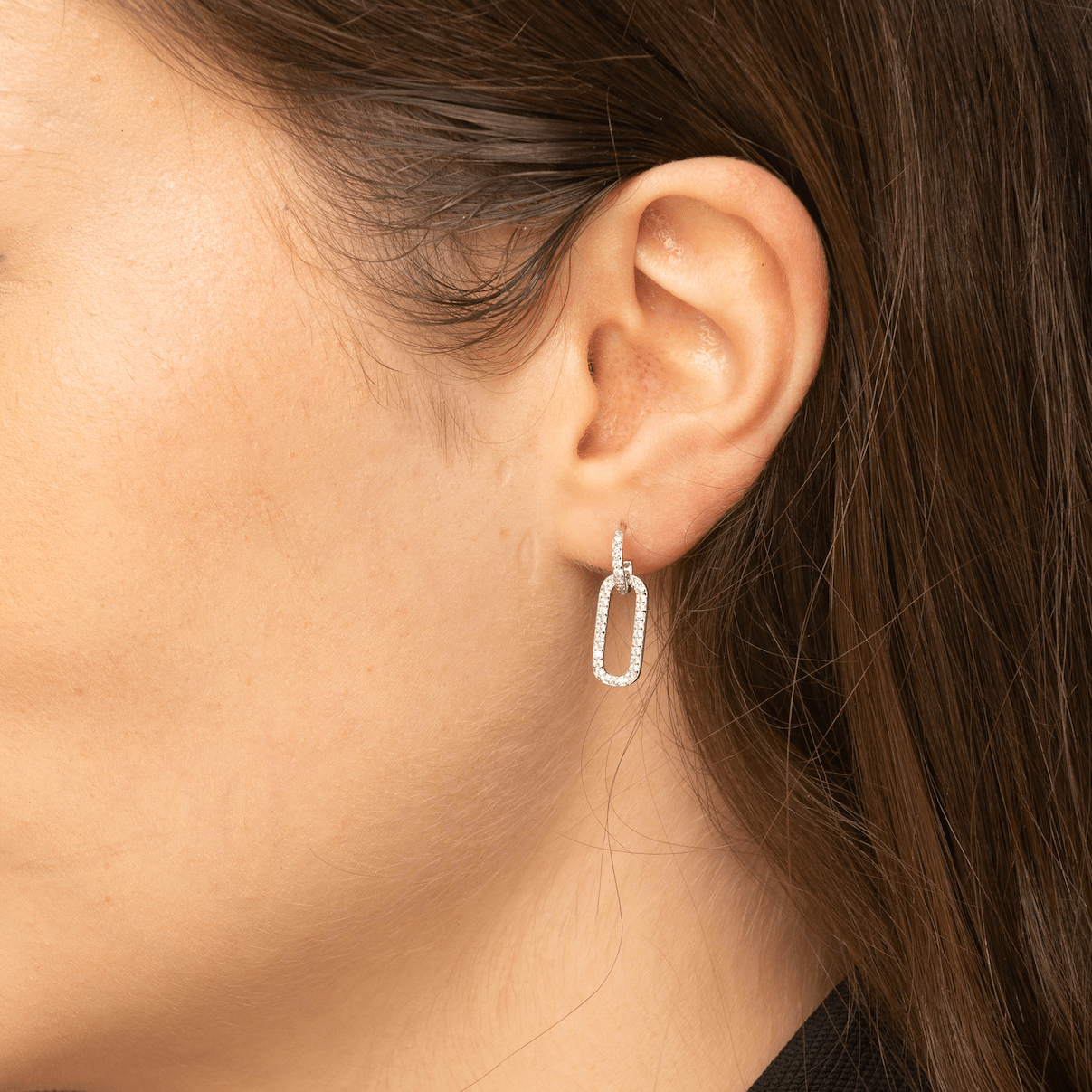 Interlocking Sapphire Earrings - Camile & Stone