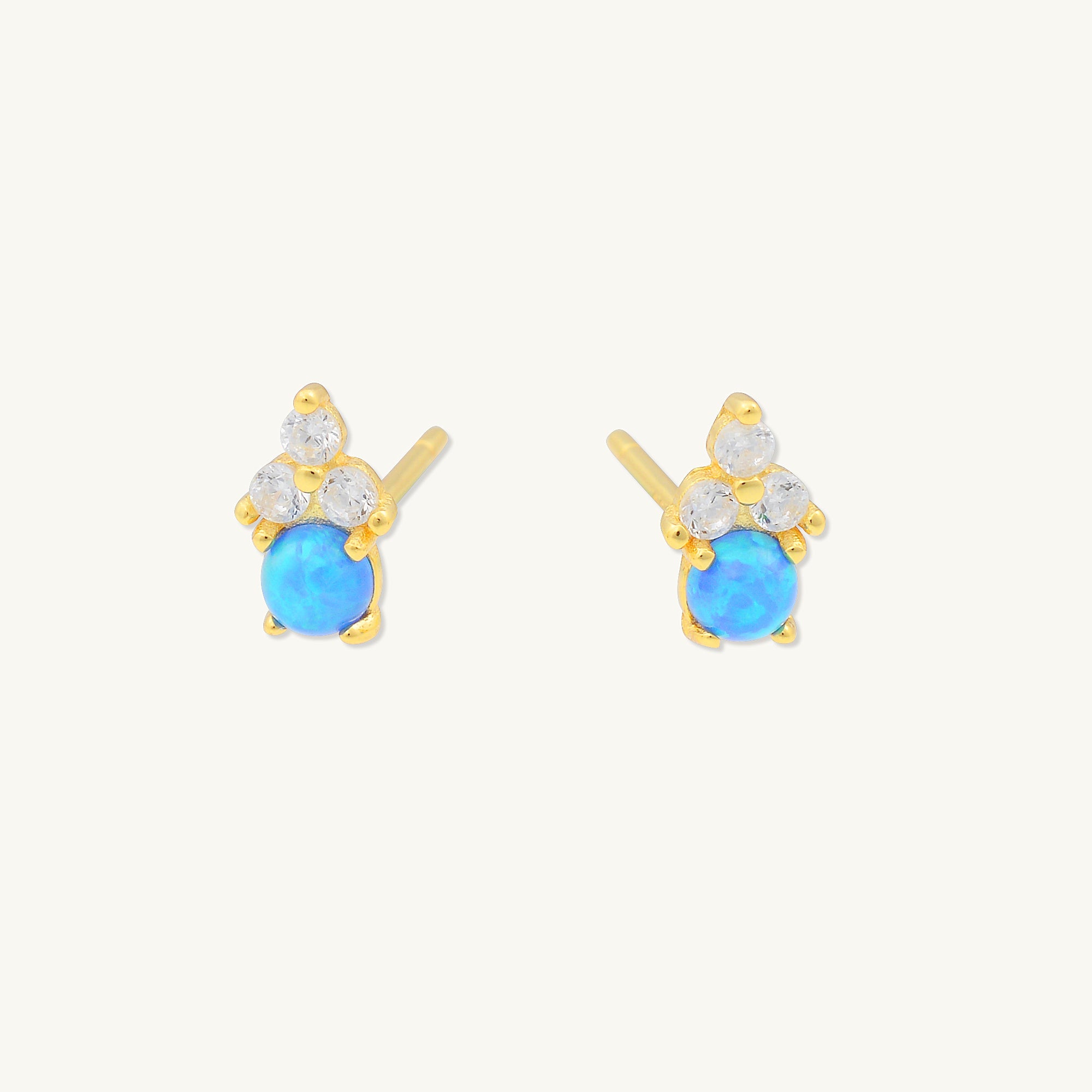 Lotus Opal Sapphire Earrings - Camile & Stone