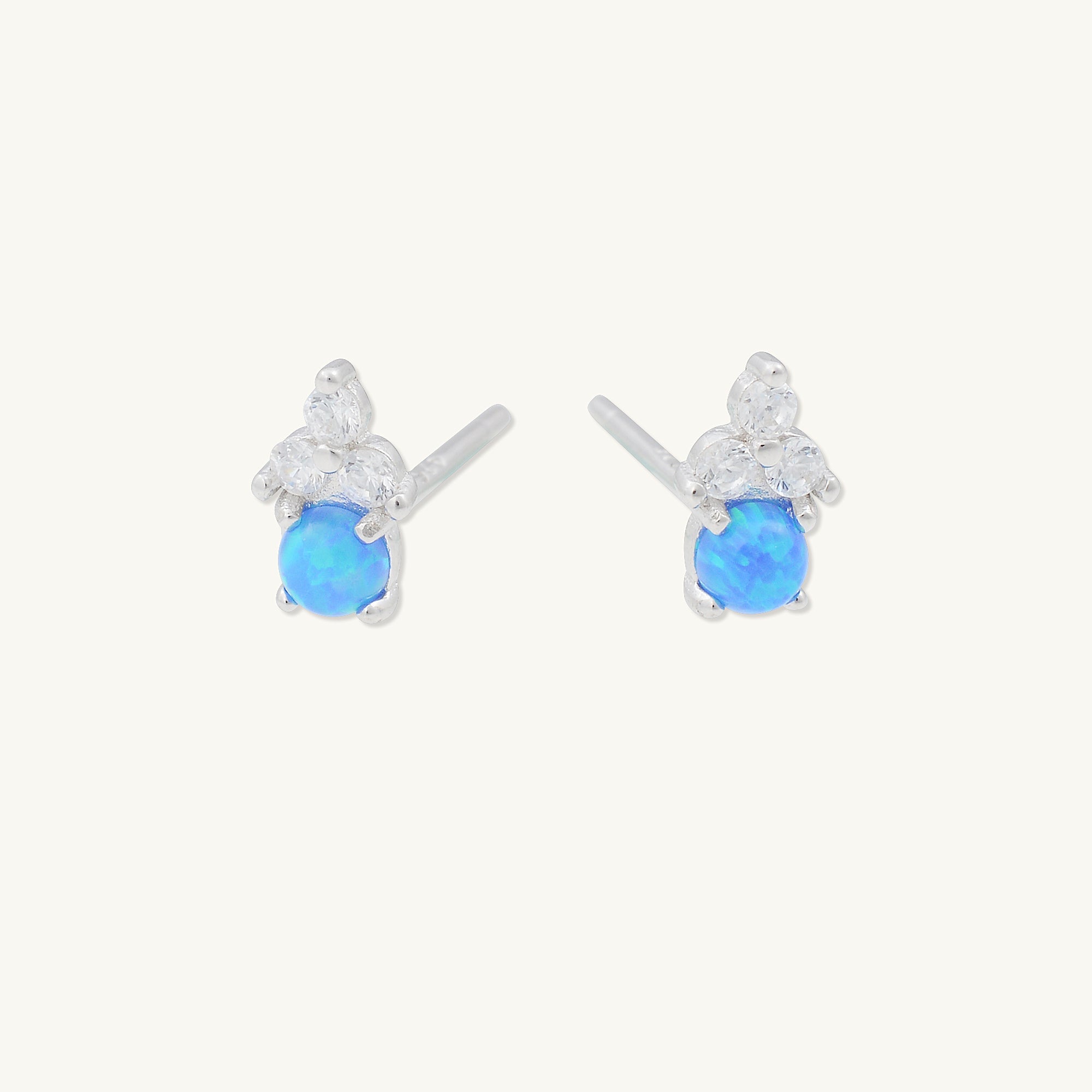 Lotus Opal Sapphire Earrings - Camile & Stone